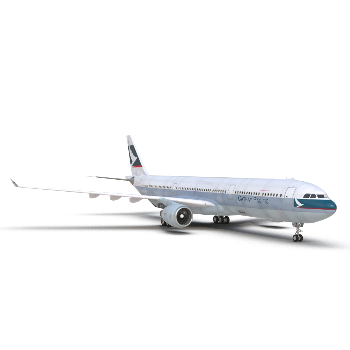 3D Jet Airliner Airbus A330-300 Cathay Pacific model