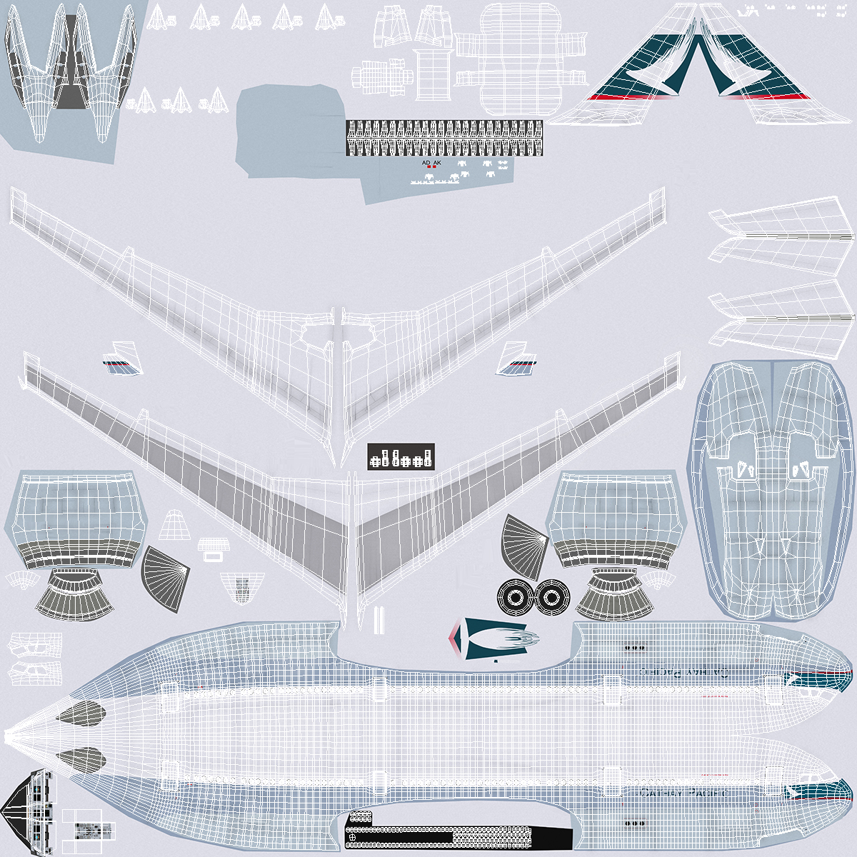 3D Jet Airliner Airbus A330-300 Cathay Pacific model