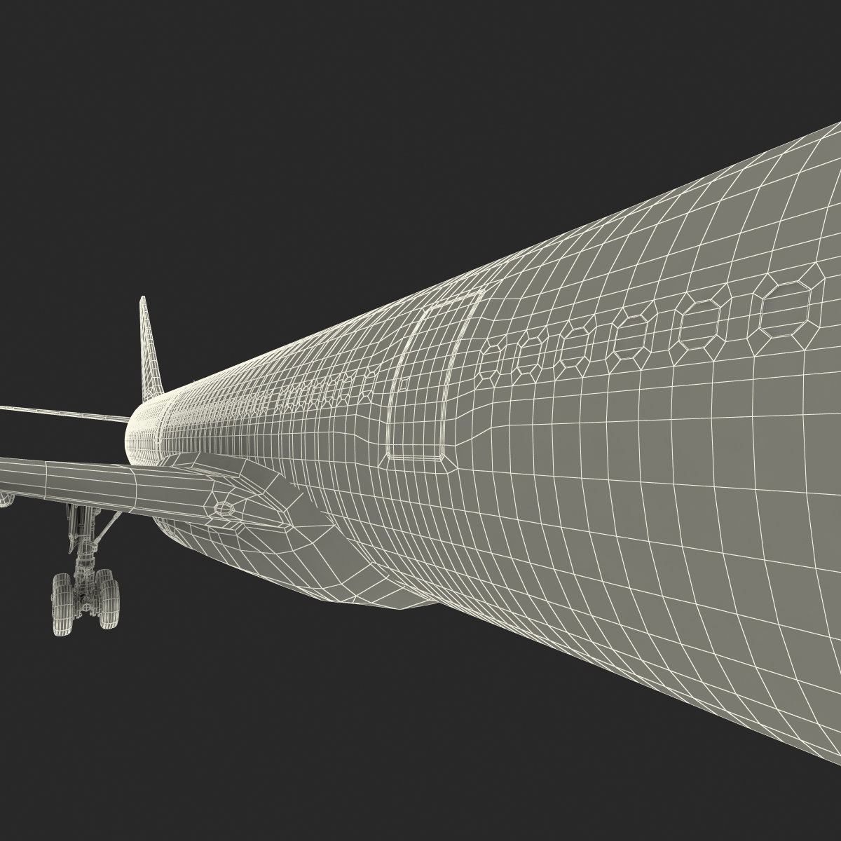 3D model Jet Airliner Airbus A330-300 Cathay Pacific Rigged