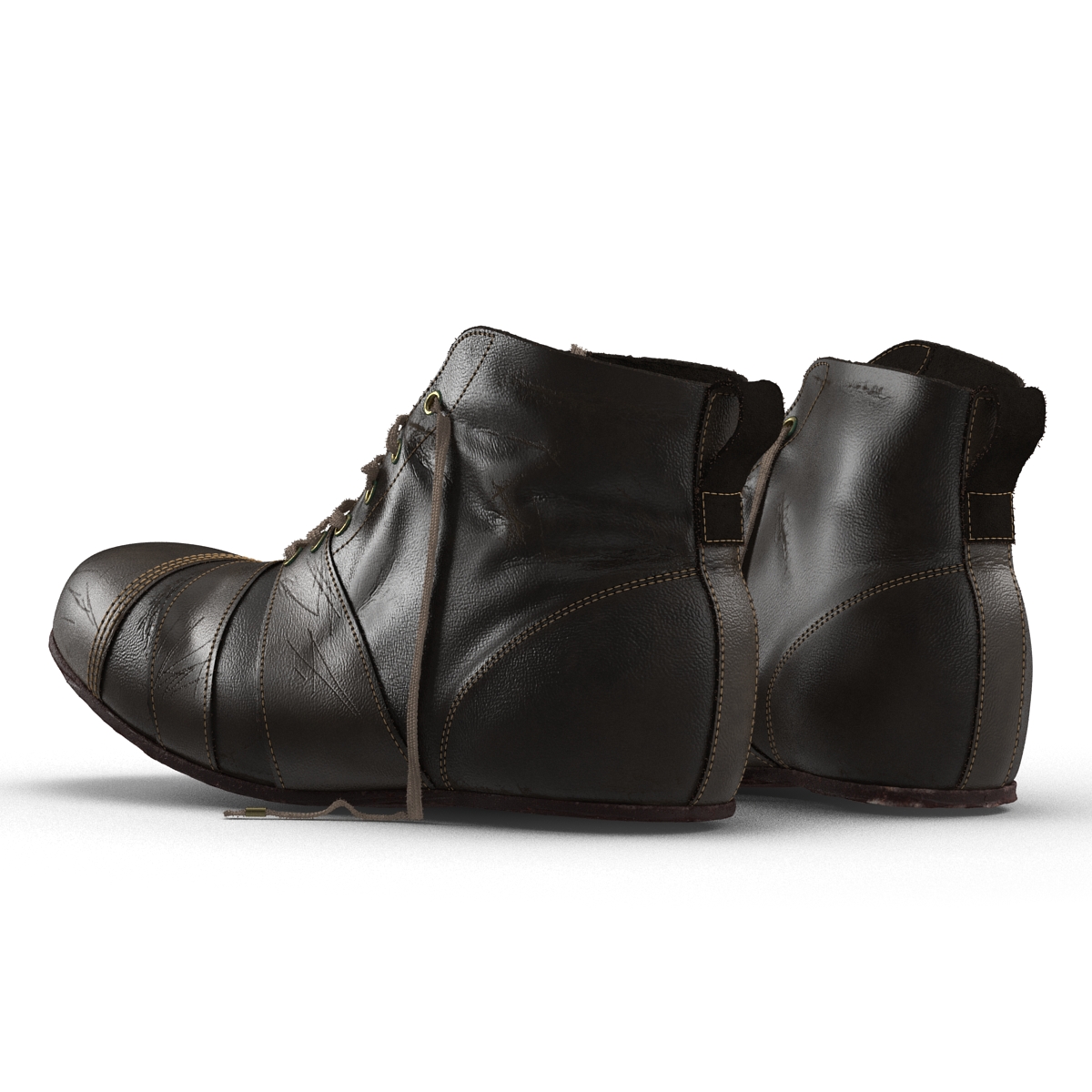 3D Vintage Boots model