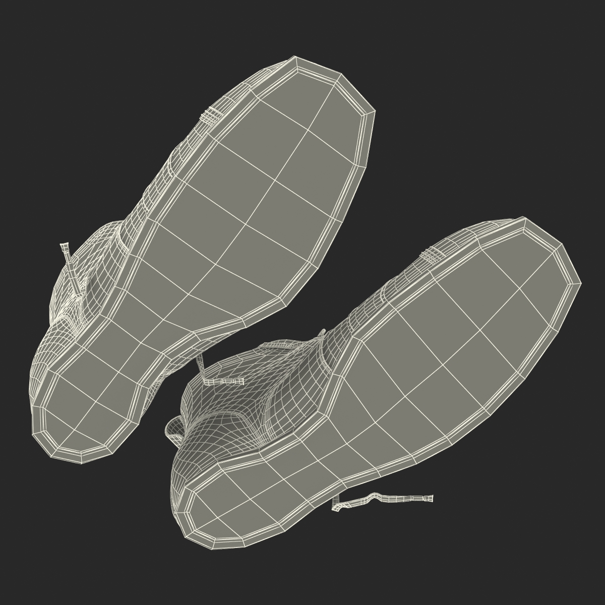 3D Vintage Boots model