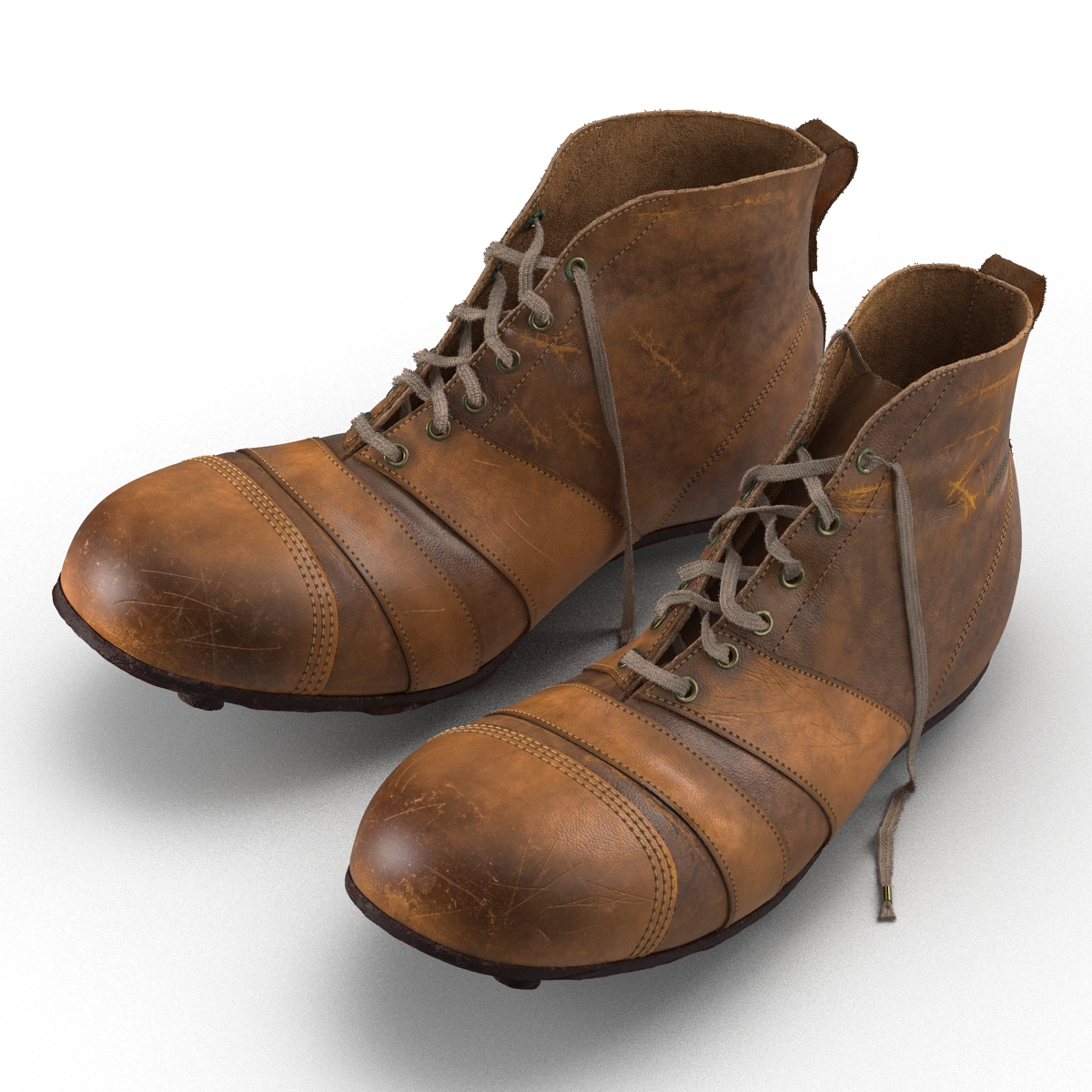 Vintage Football Boots 3D