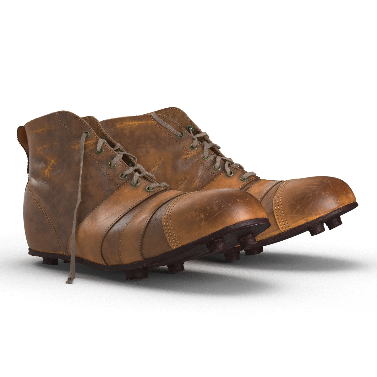 Vintage Football Boots 3D