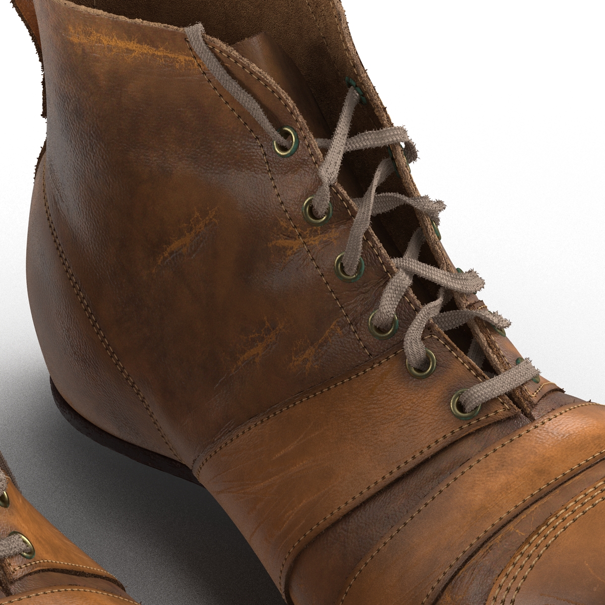 Vintage Football Boots 3D