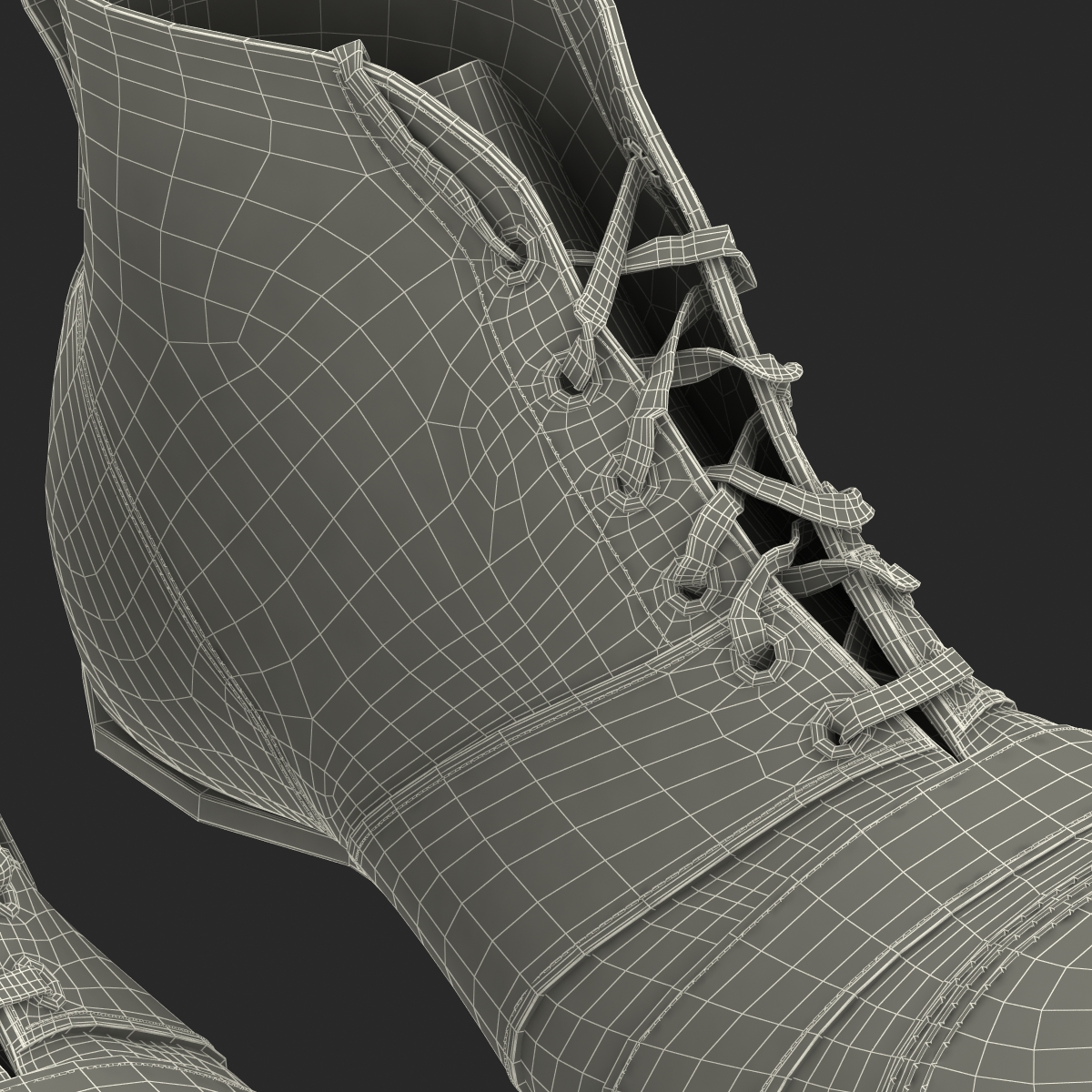 Vintage Football Boots 3D