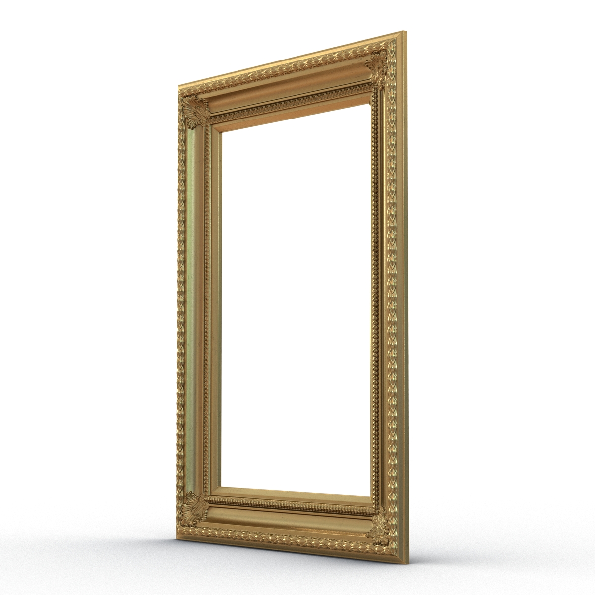 3D Baroque Picture Frame 5 model