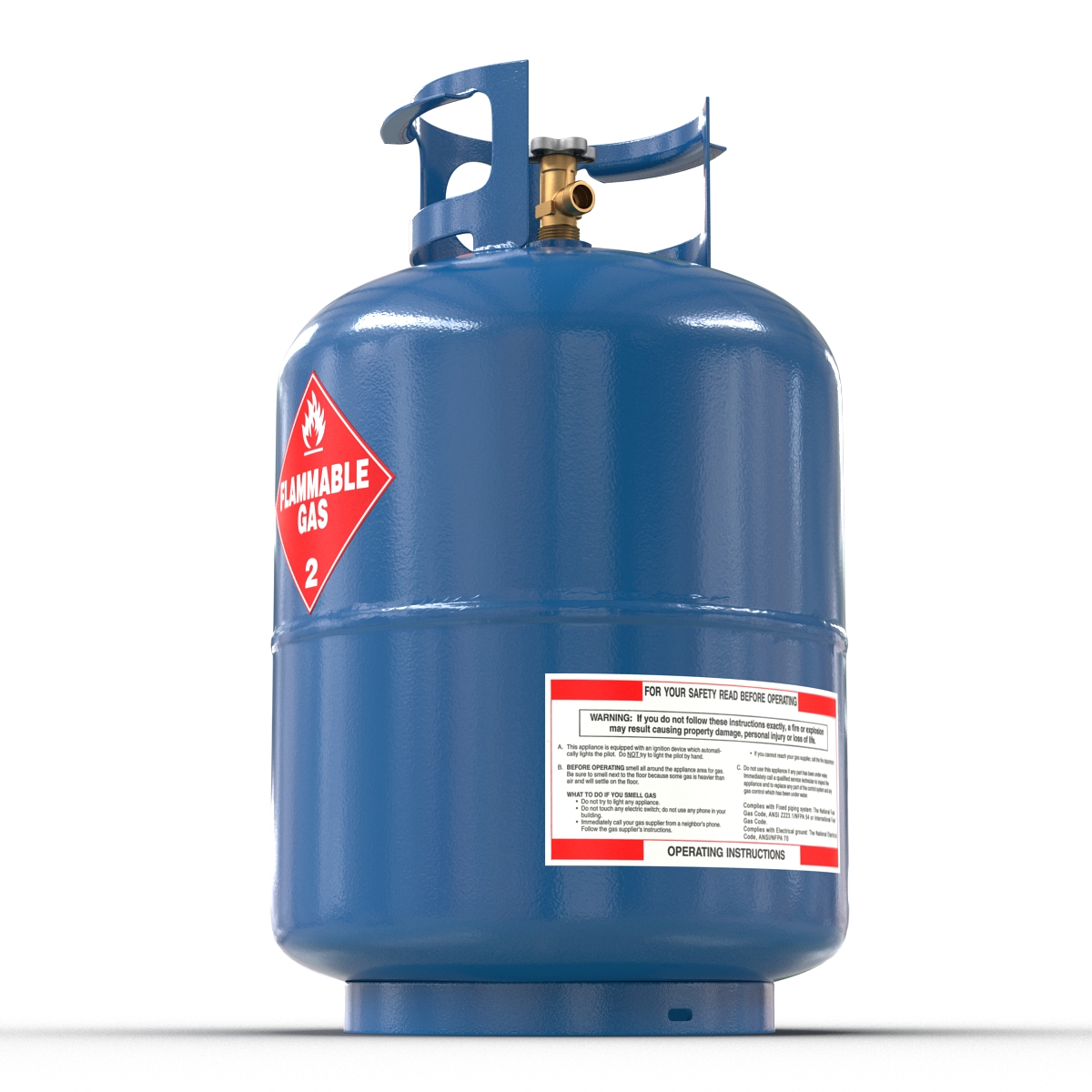 Gas Cylinder 2 3D model