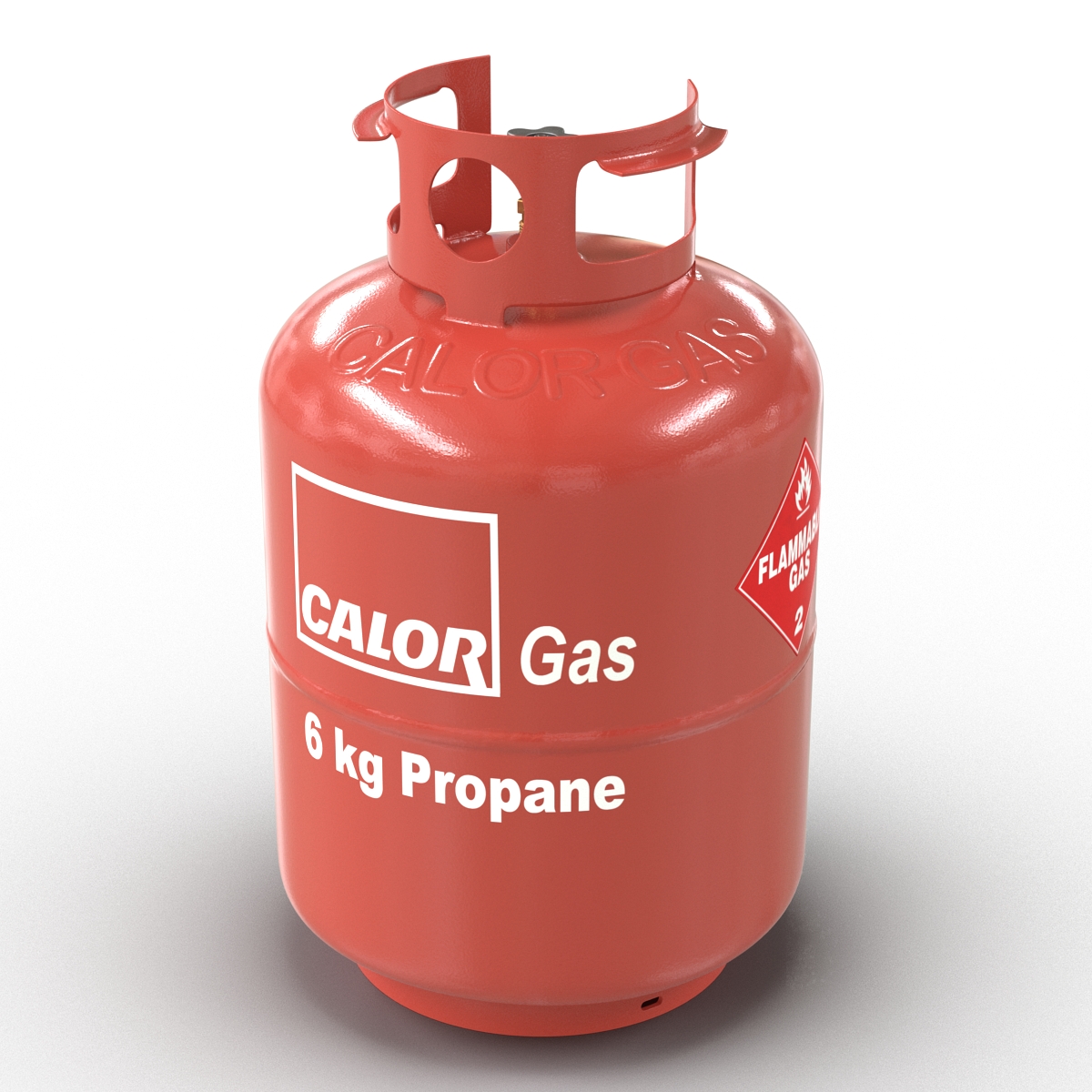 Gas Cylinder 4 3D model