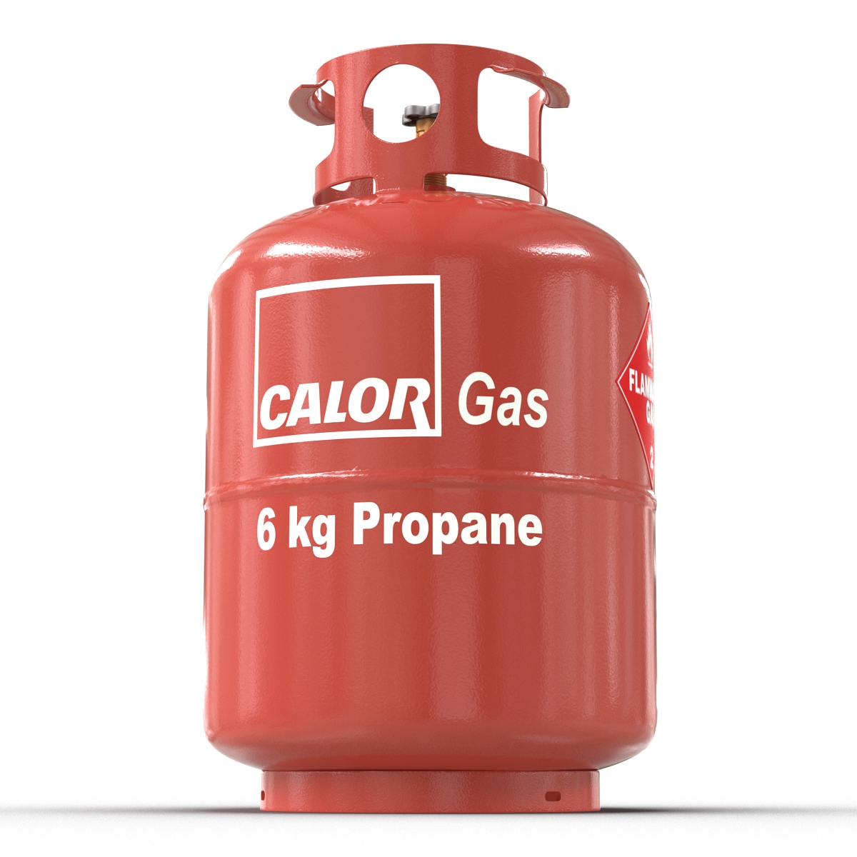 Gas Cylinder 4 3D model