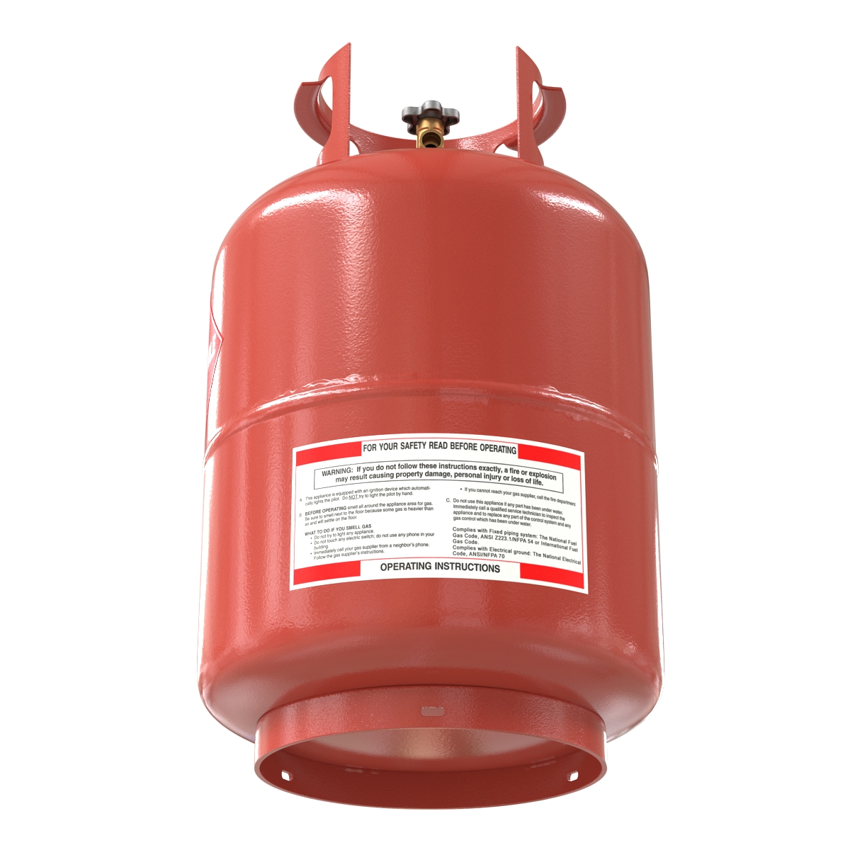 Gas Cylinder 4 3D model