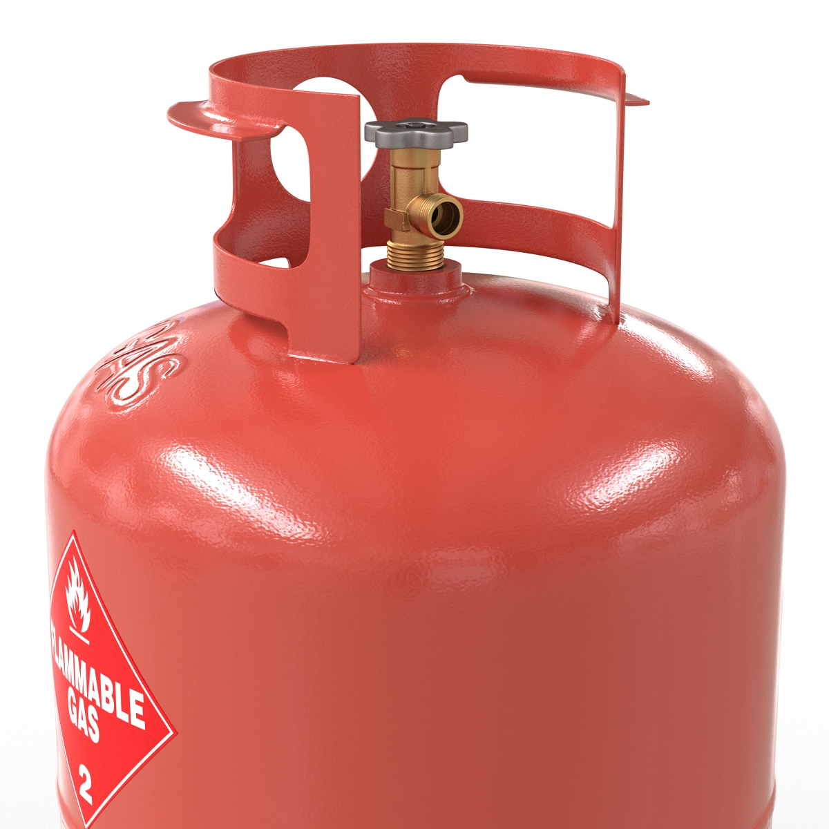 Gas Cylinder 4 3D model