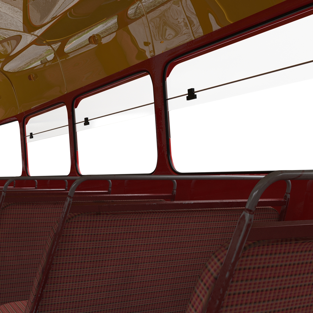 London Bus Routemaster Rigged 3D model