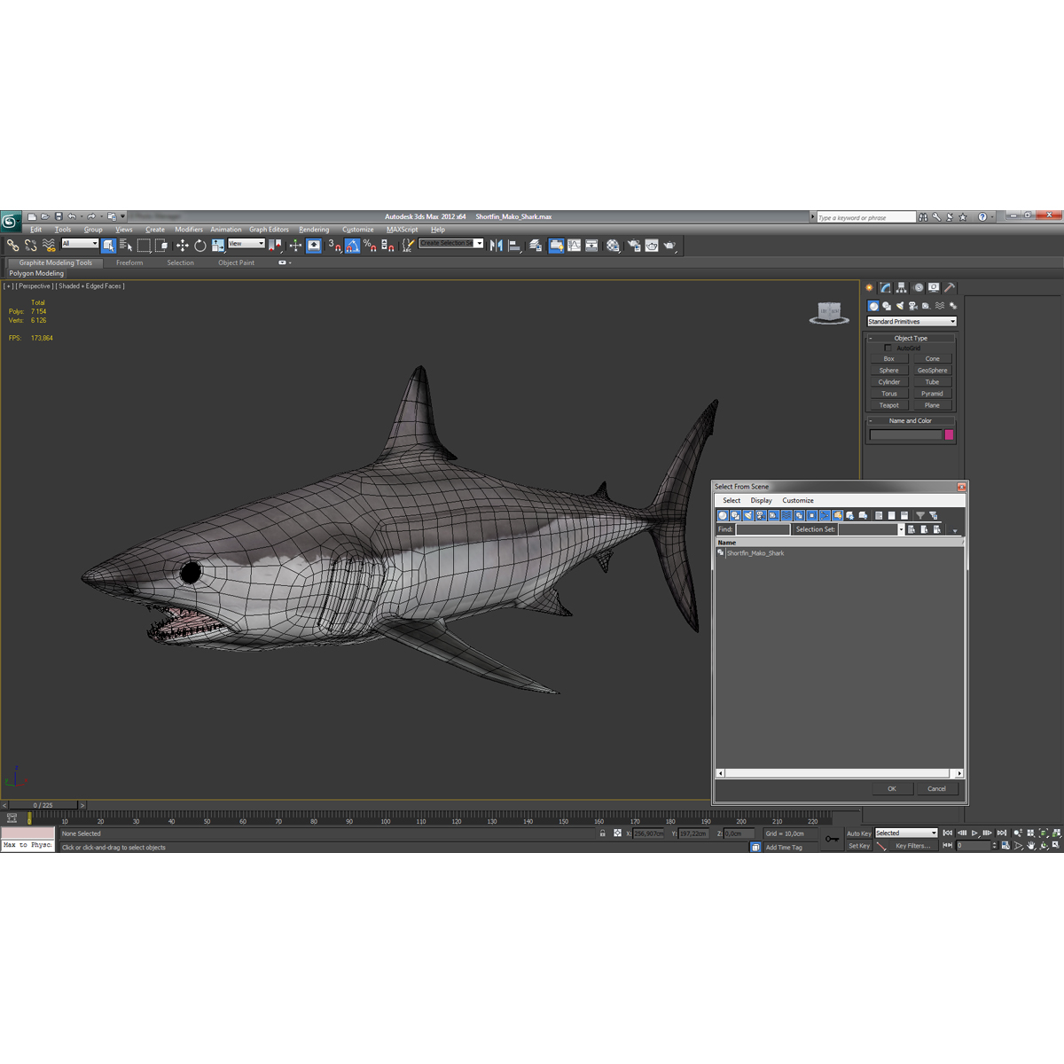 Shortfin Mako Shark 3D model