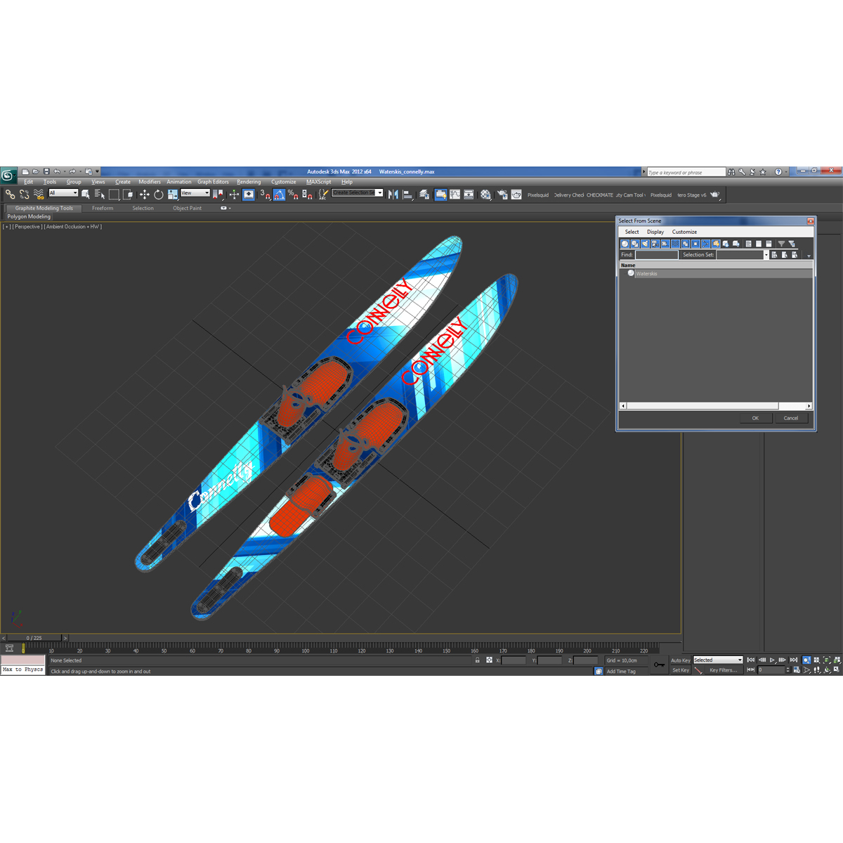 3D Waterskis Connelly model