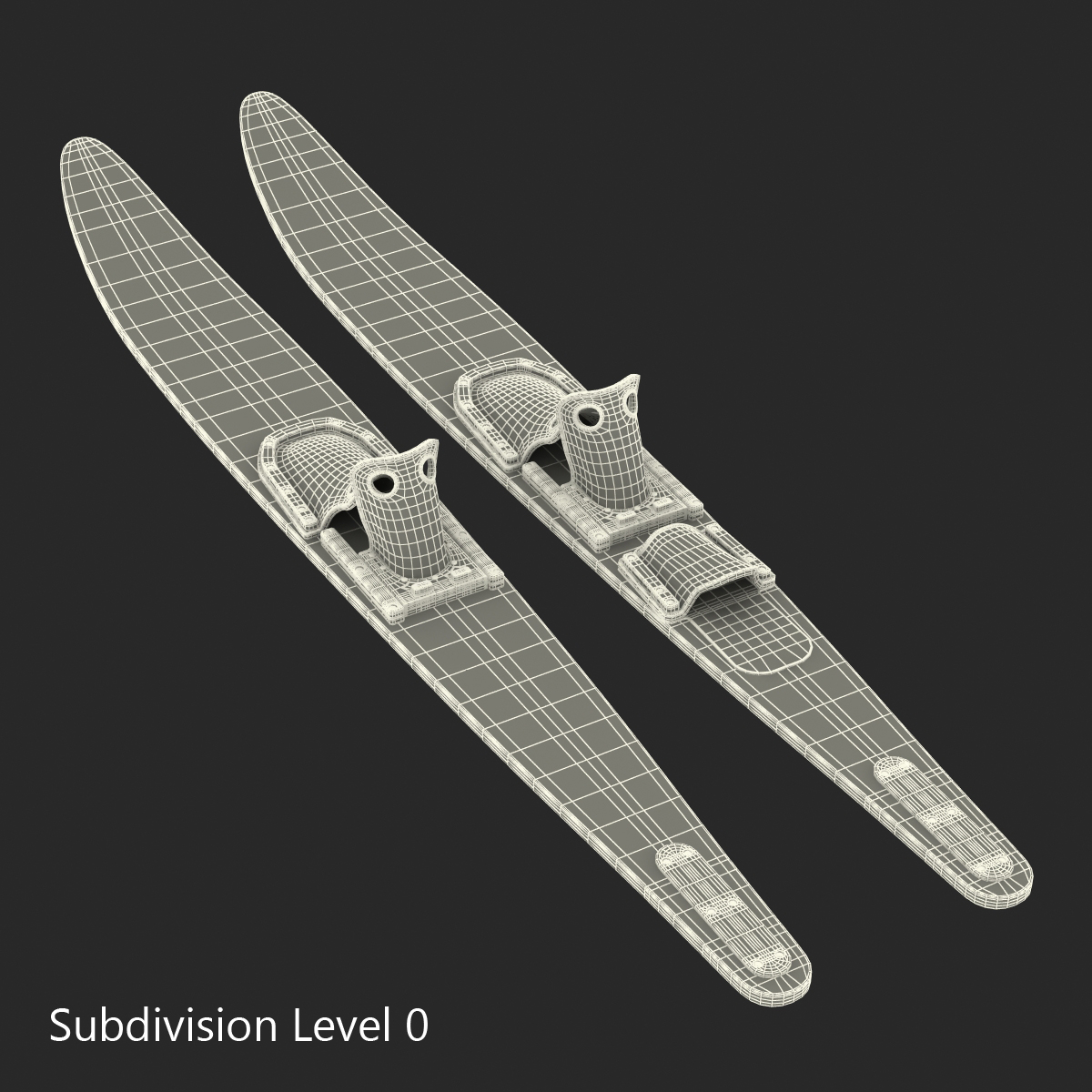 3D Waterskis CWB model