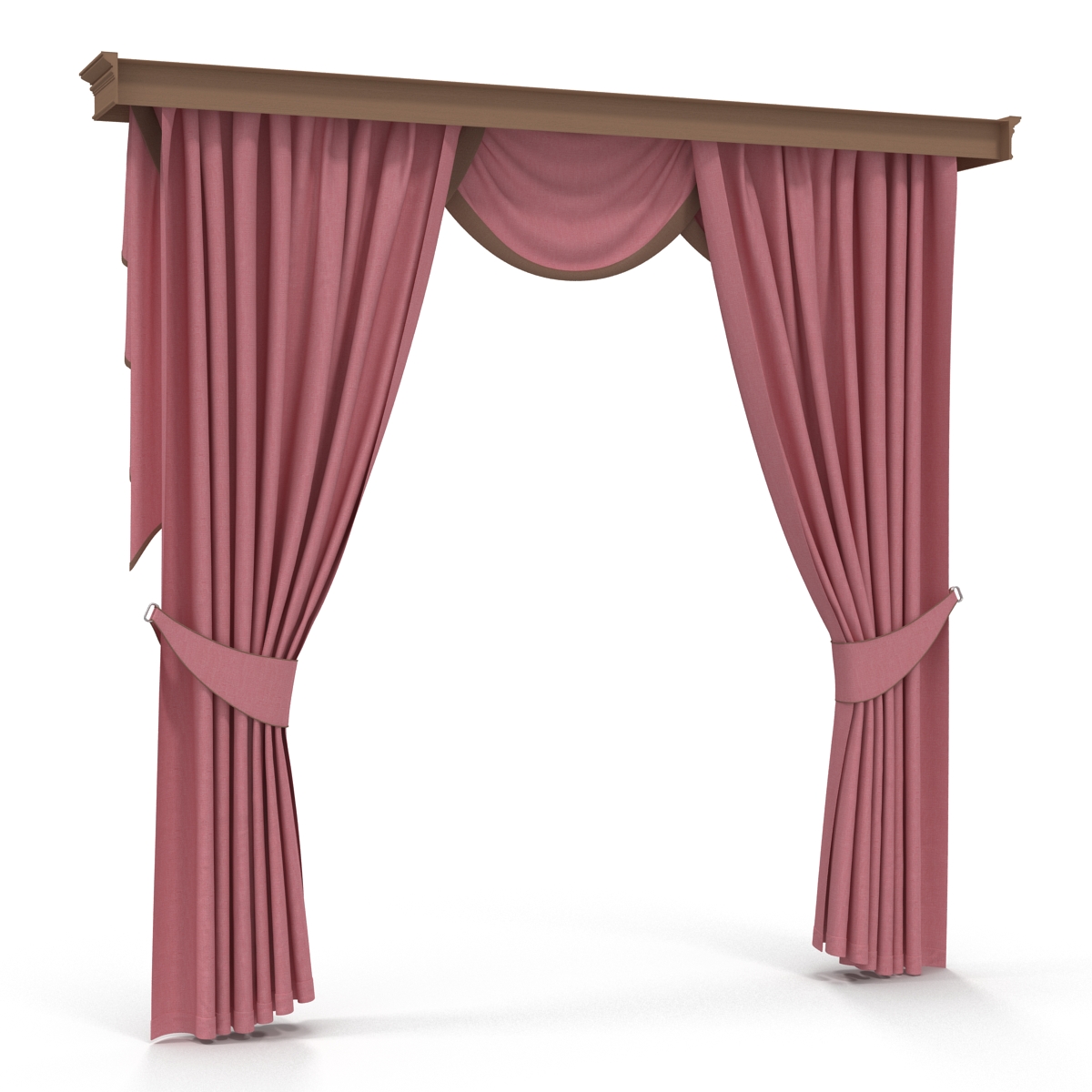 Curtain 6 Pink 3D model