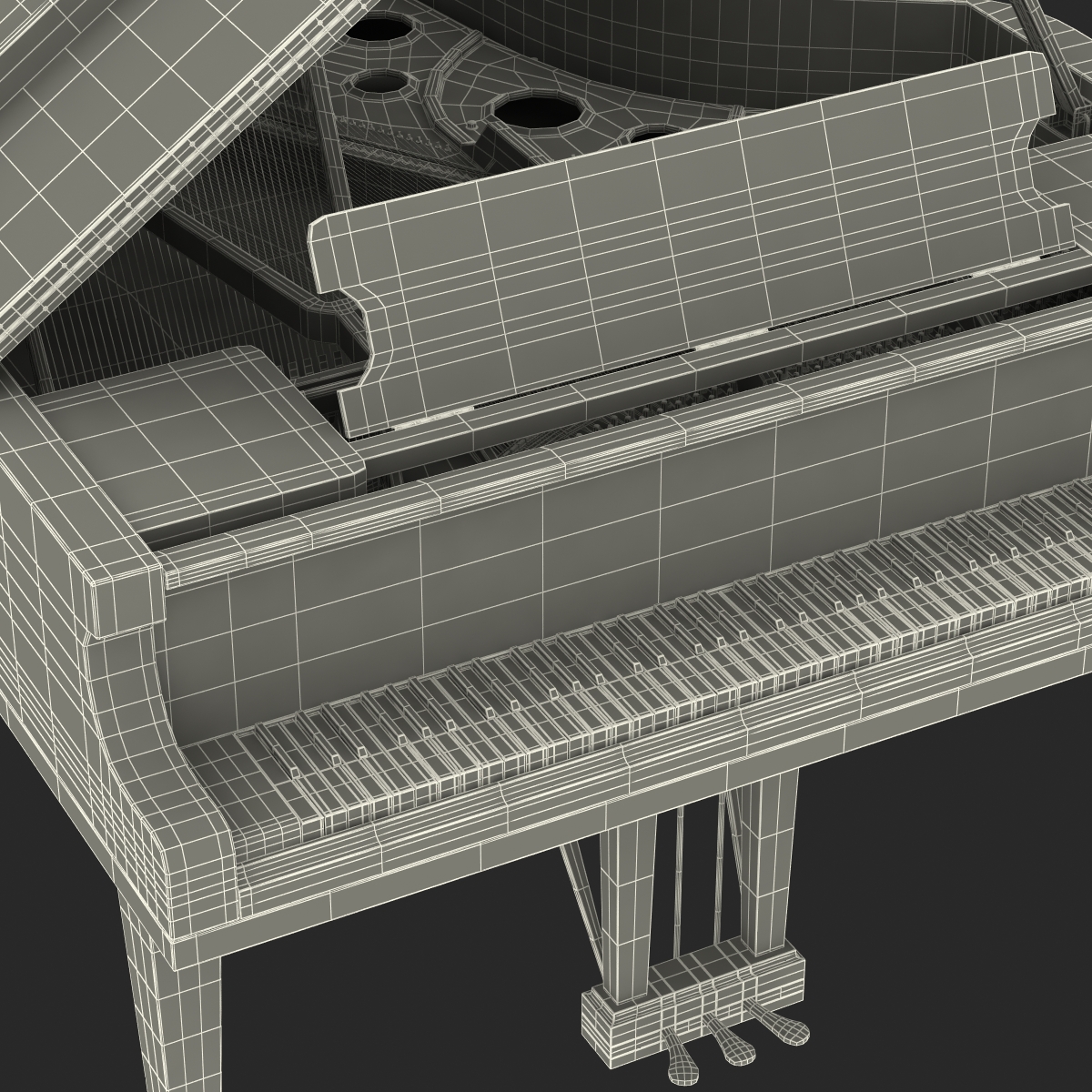 3D Grand Piano