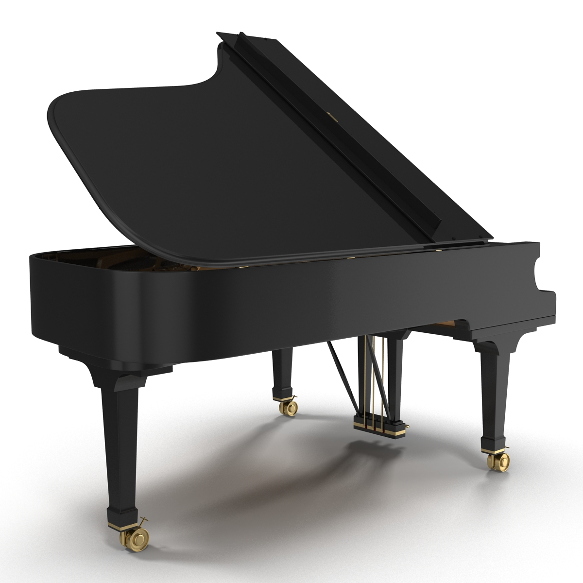 Grand Piano Fazioli 3D model