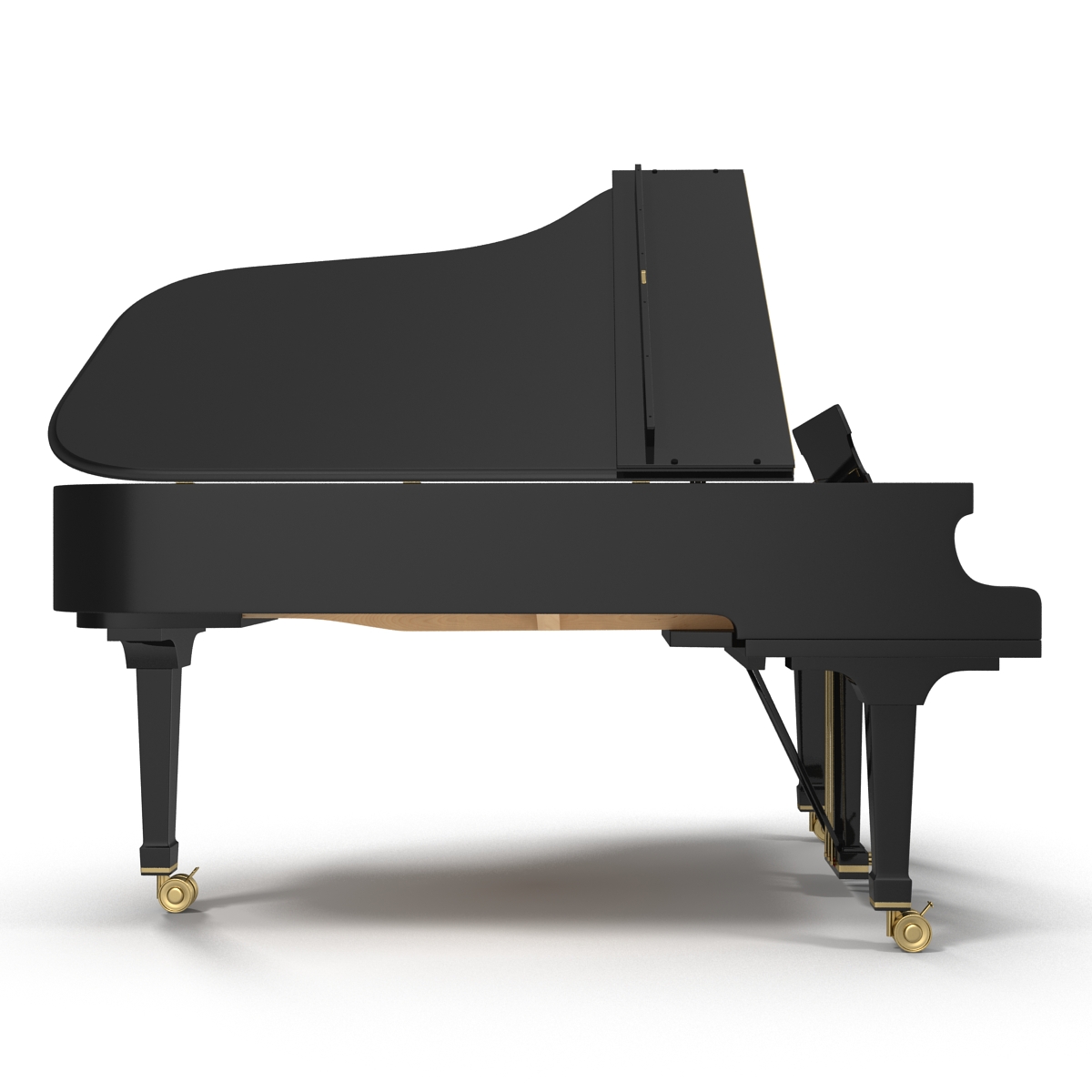 Grand Piano Fazioli 3D model