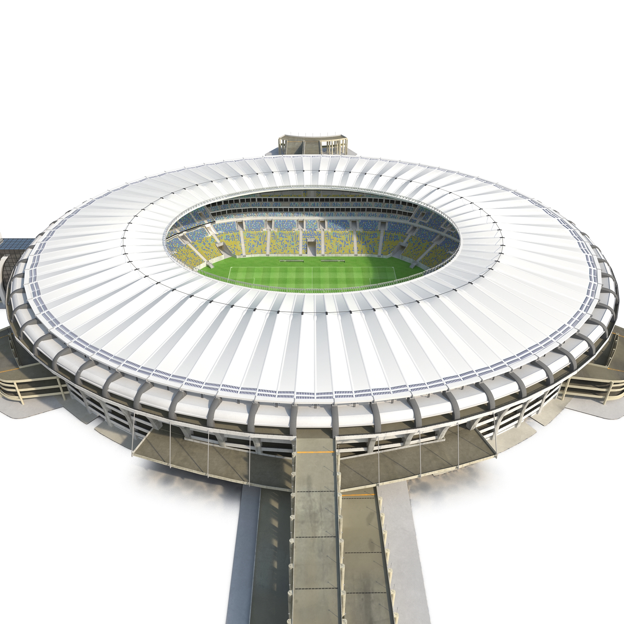 3D model Football Stadium Maracana