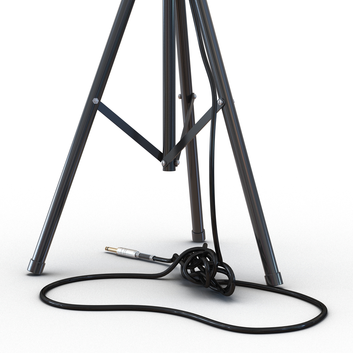 Studio Microphone and Stand 2 3D model