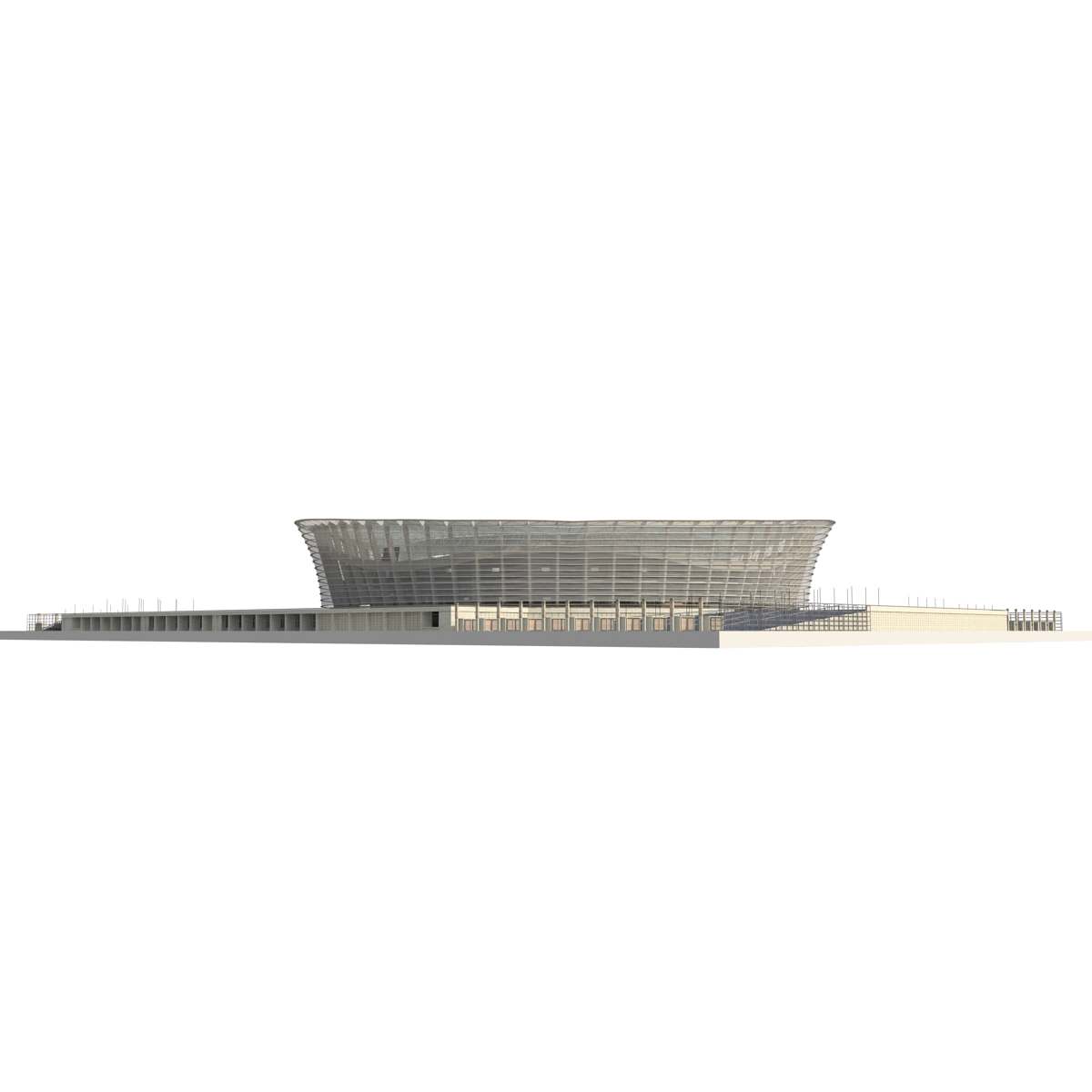 Cape Town Stadium Green Point 3D model