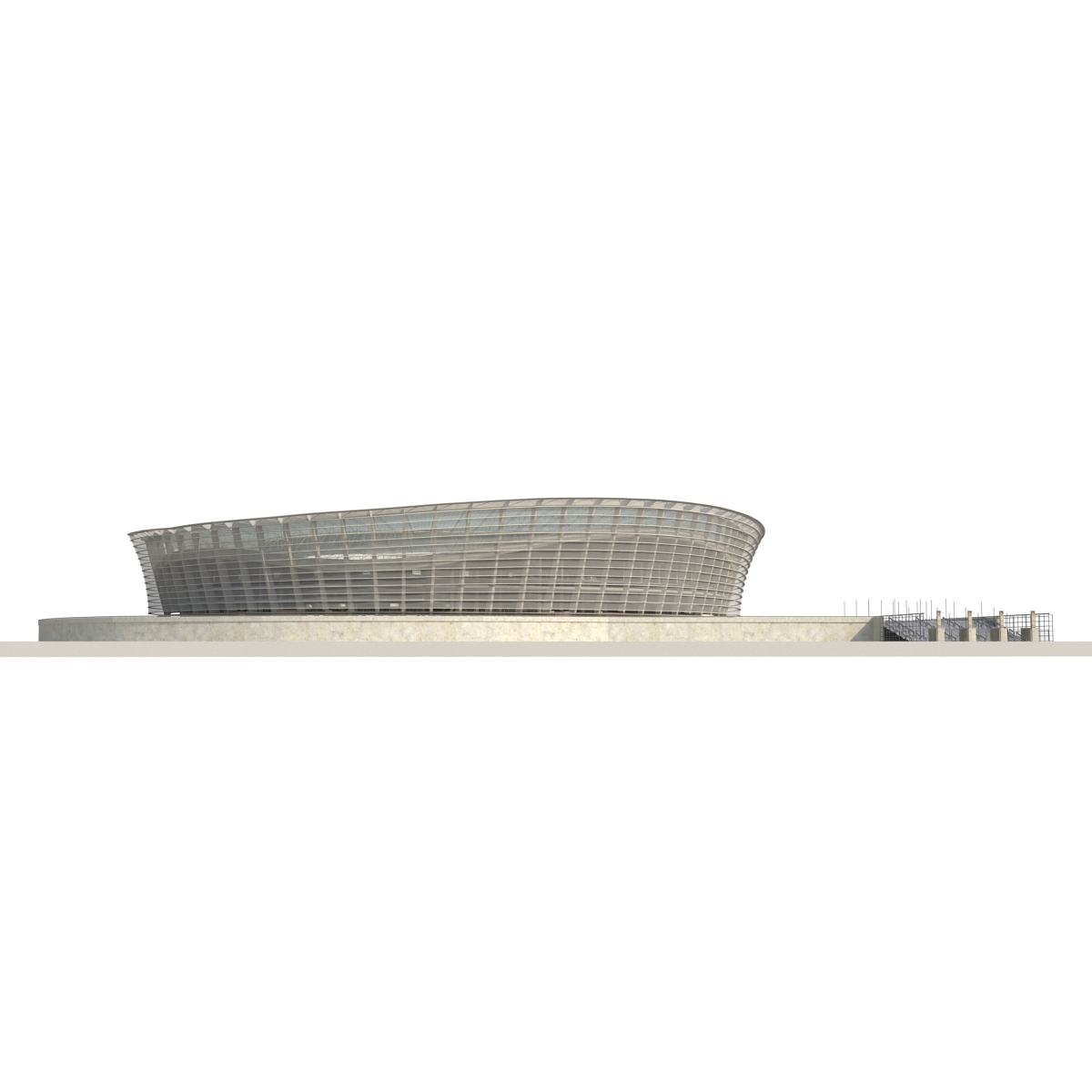 Cape Town Stadium Green Point 3D model