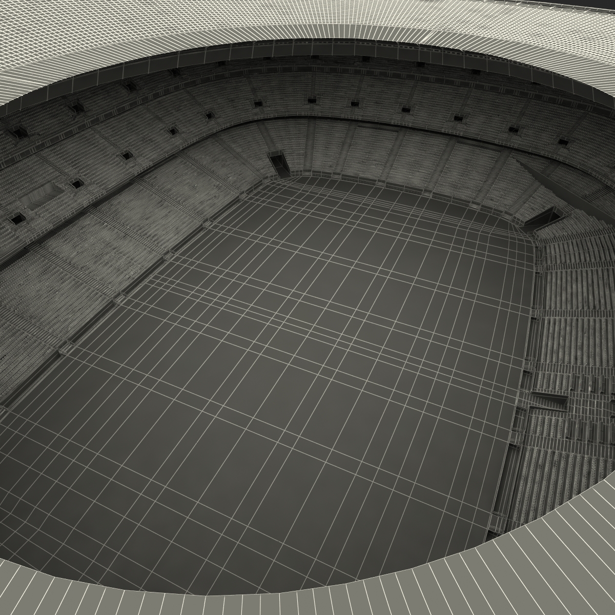 Cape Town Stadium Green Point 3D model