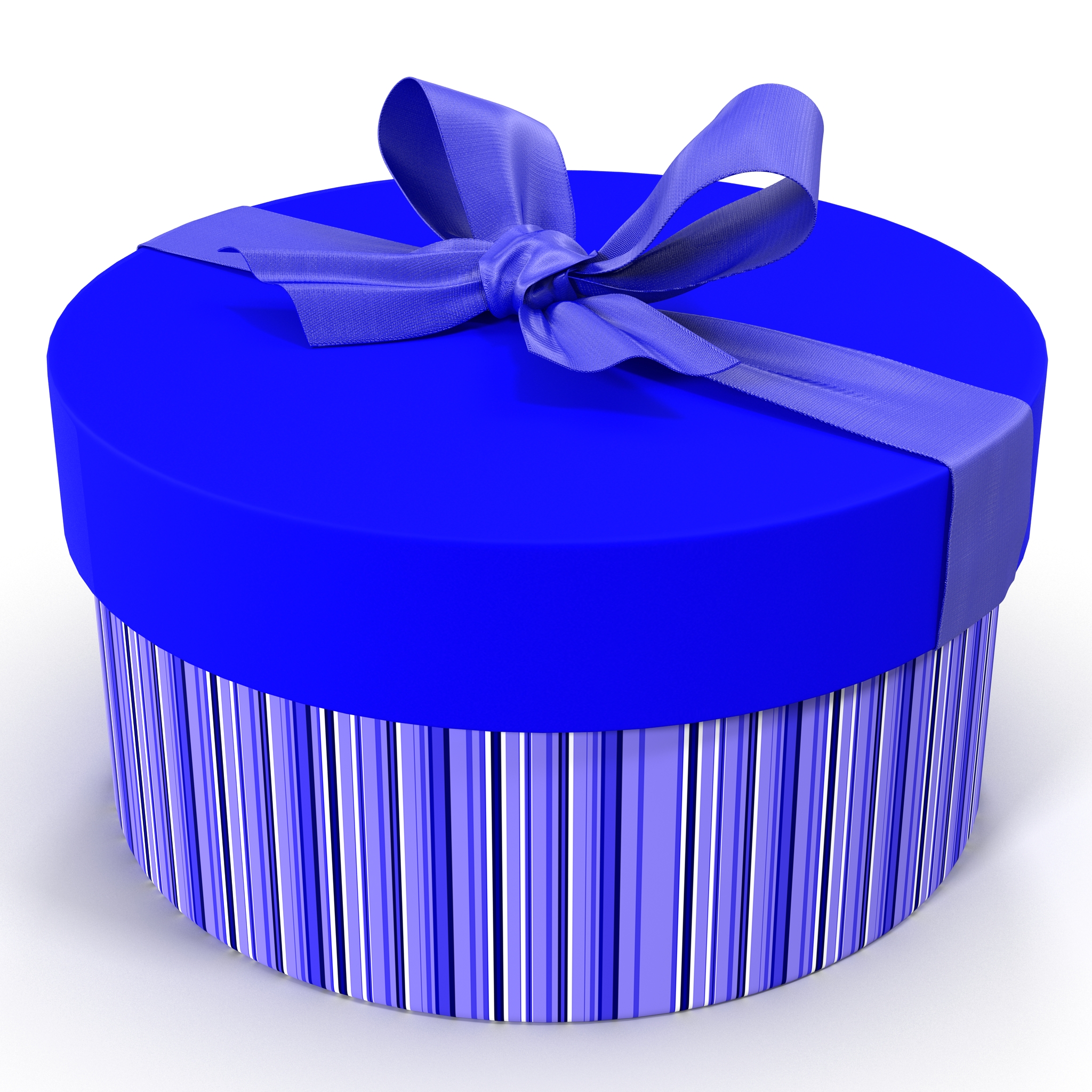 Giftbox 5 Blue 3D model