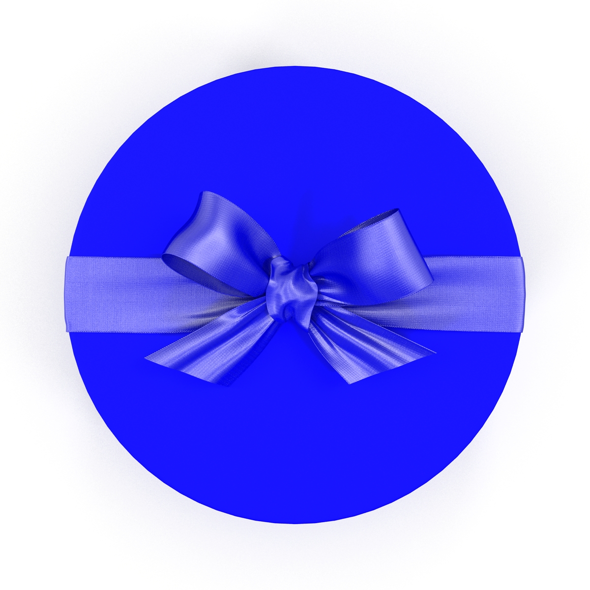 Giftbox 5 Blue 3D model