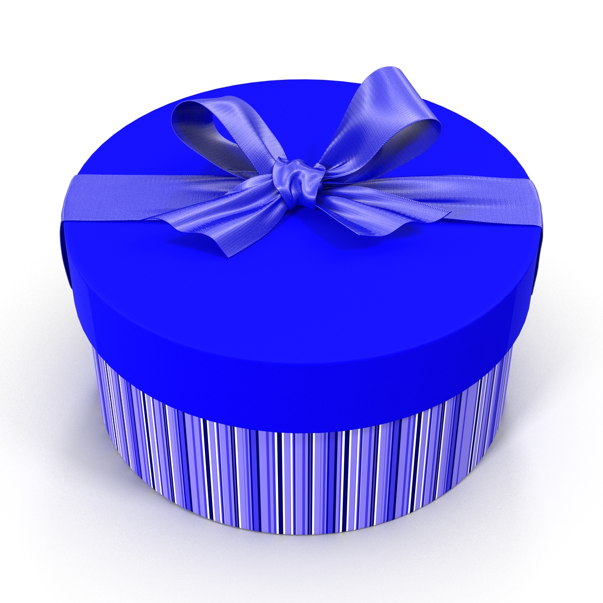 Giftbox 5 Blue 3D model