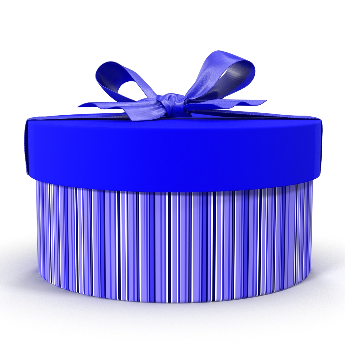 Giftbox 5 Blue 3D model