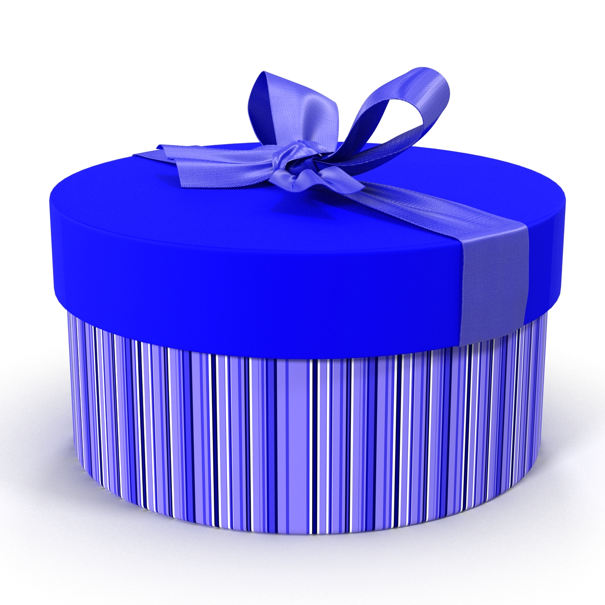 Giftbox 5 Blue 3D model