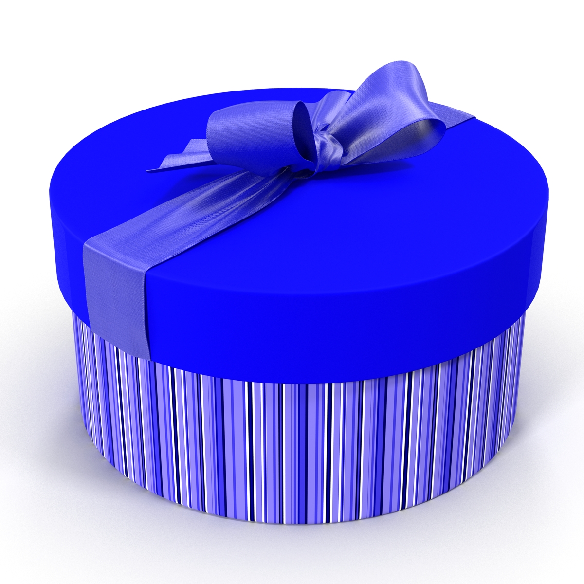 Giftbox 5 Blue 3D model