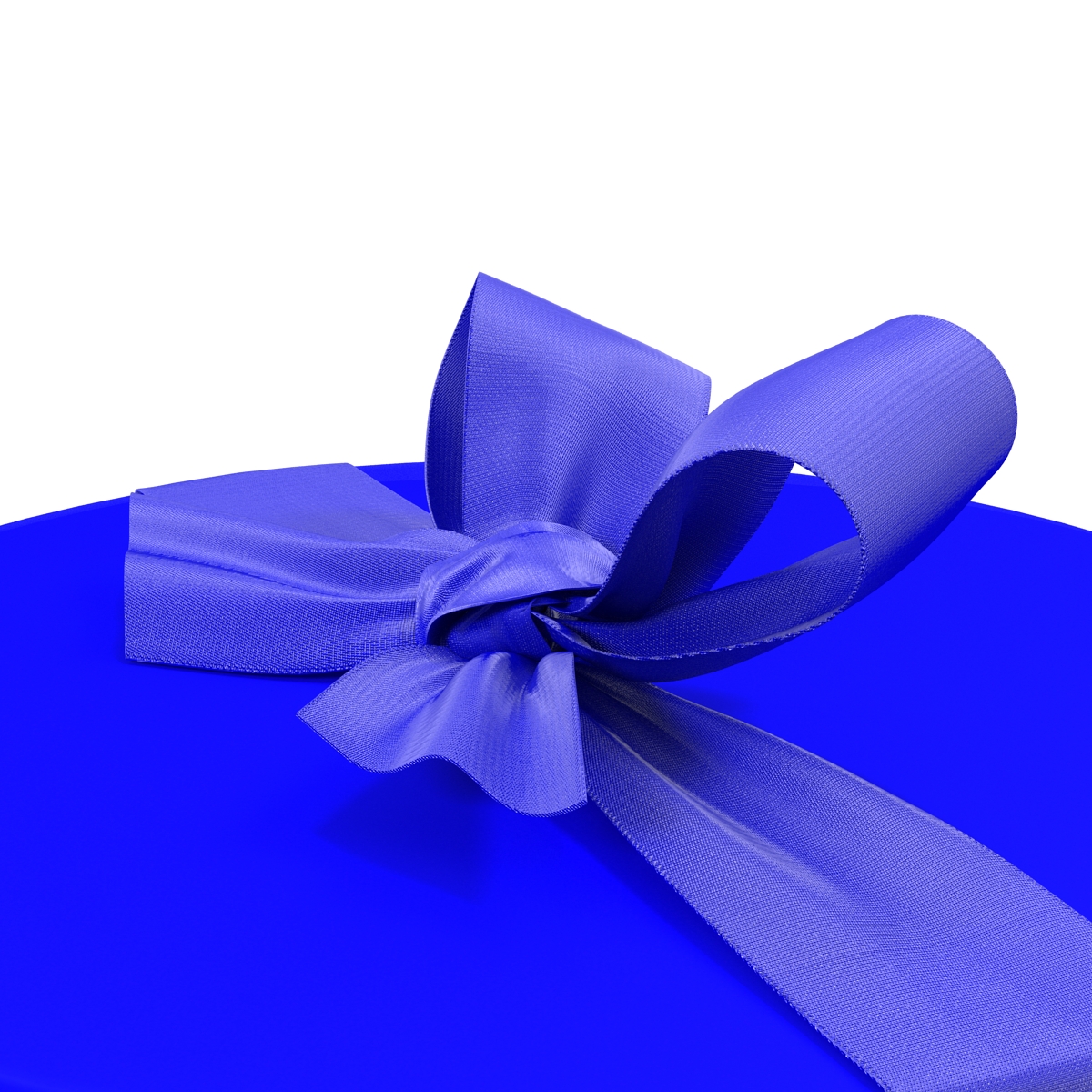 Giftbox 5 Blue 3D model