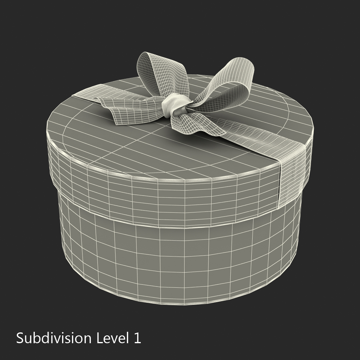 Giftbox 5 Blue 3D model