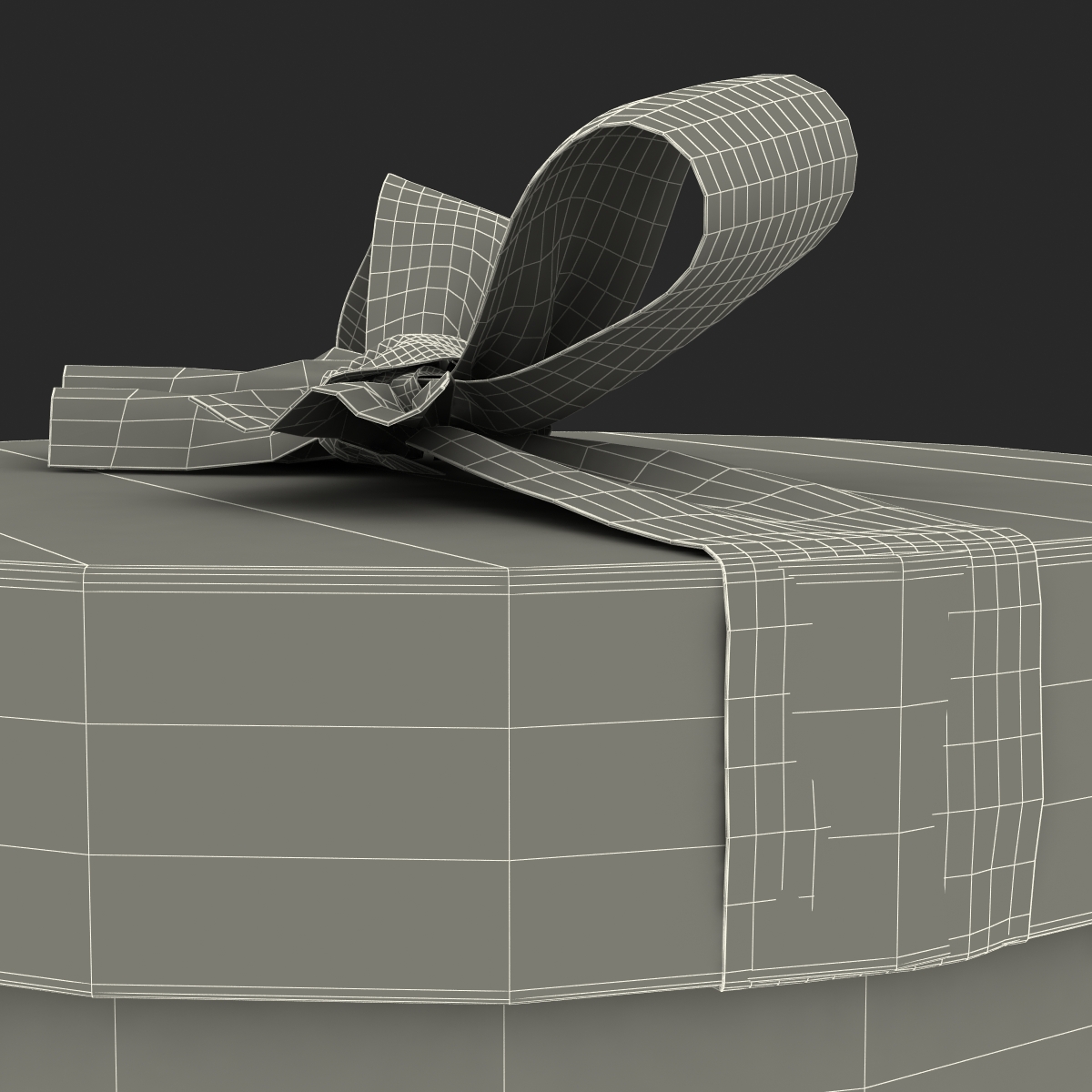 Giftbox 5 Blue 3D model