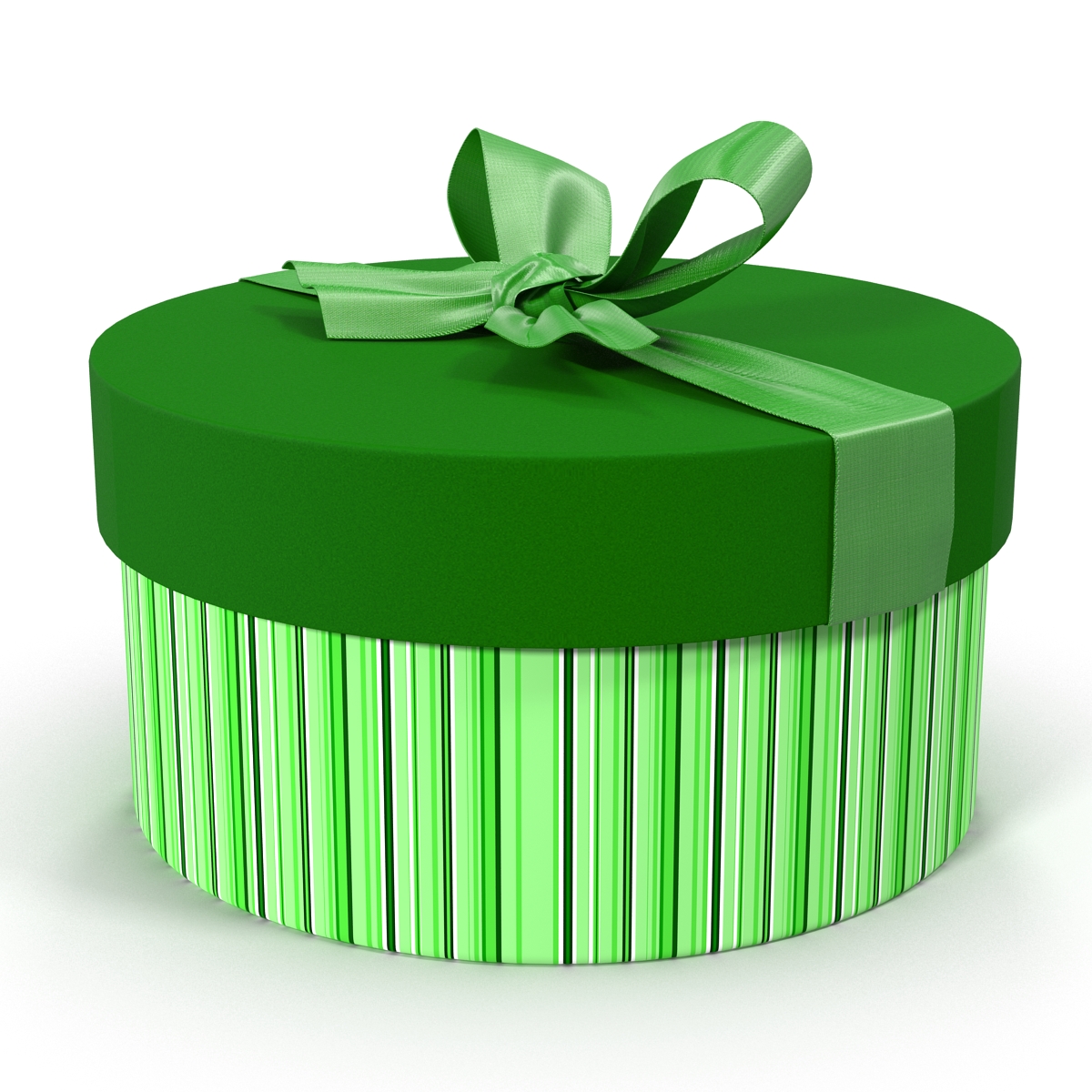 3D model Giftbox 5 Green