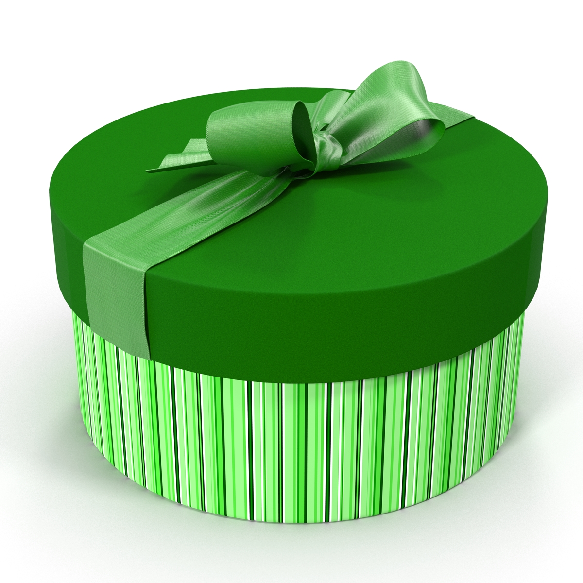 3D model Giftbox 5 Green