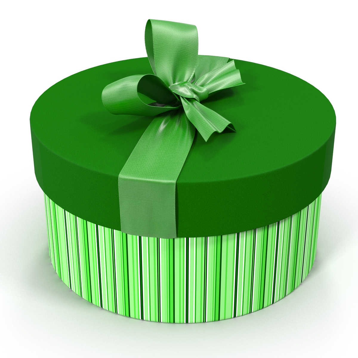 3D model Giftbox 5 Green