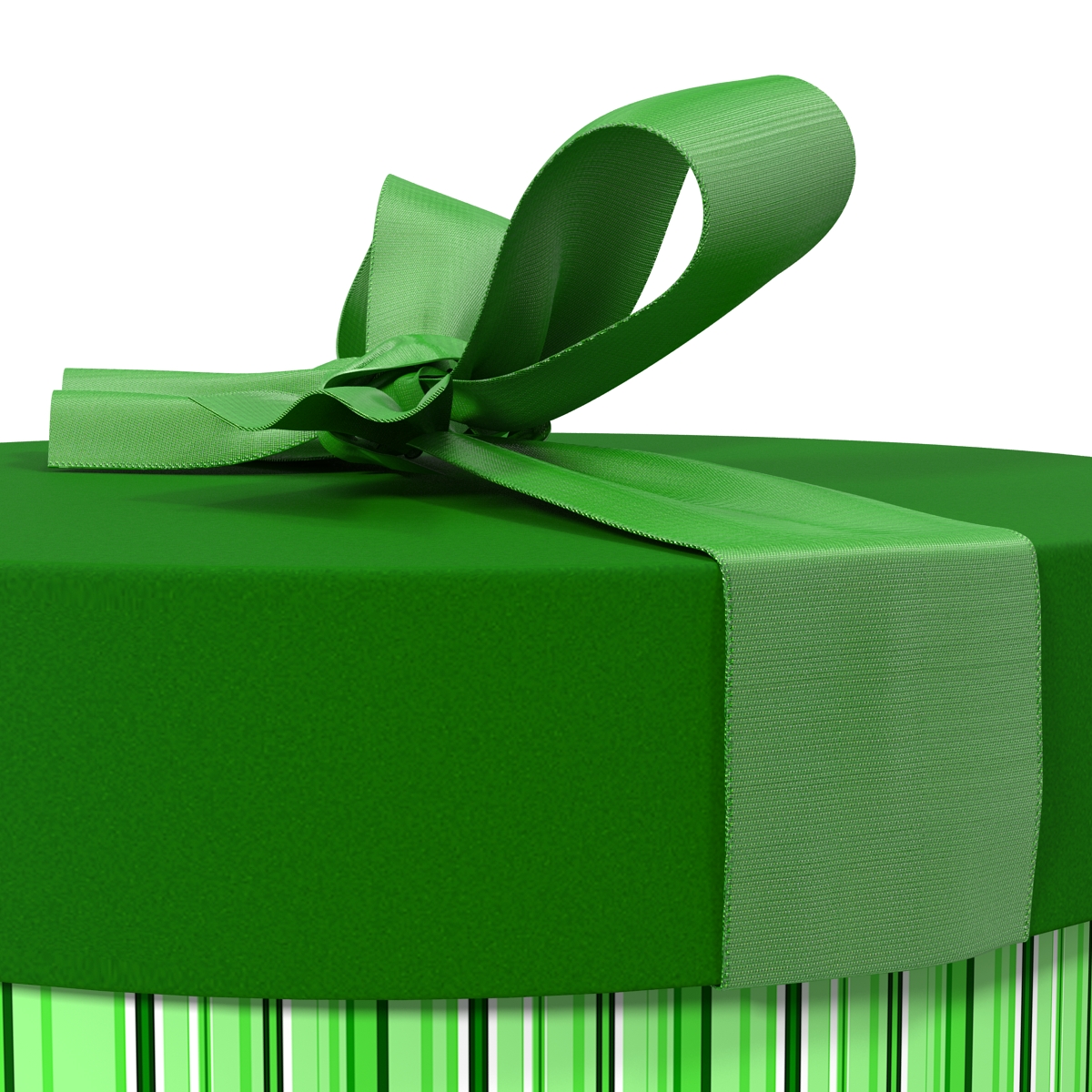 3D model Giftbox 5 Green