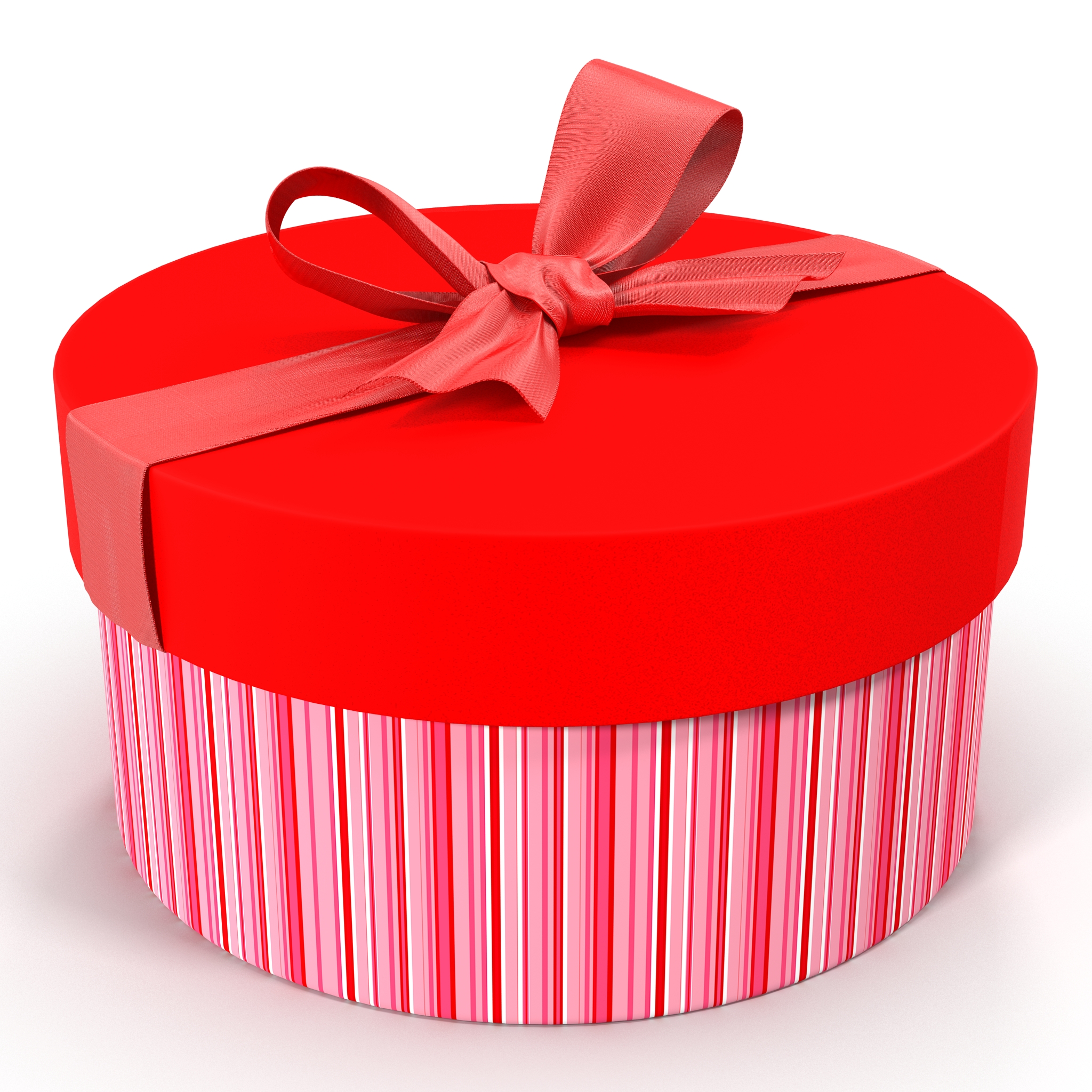 3D Giftbox 5 Red model