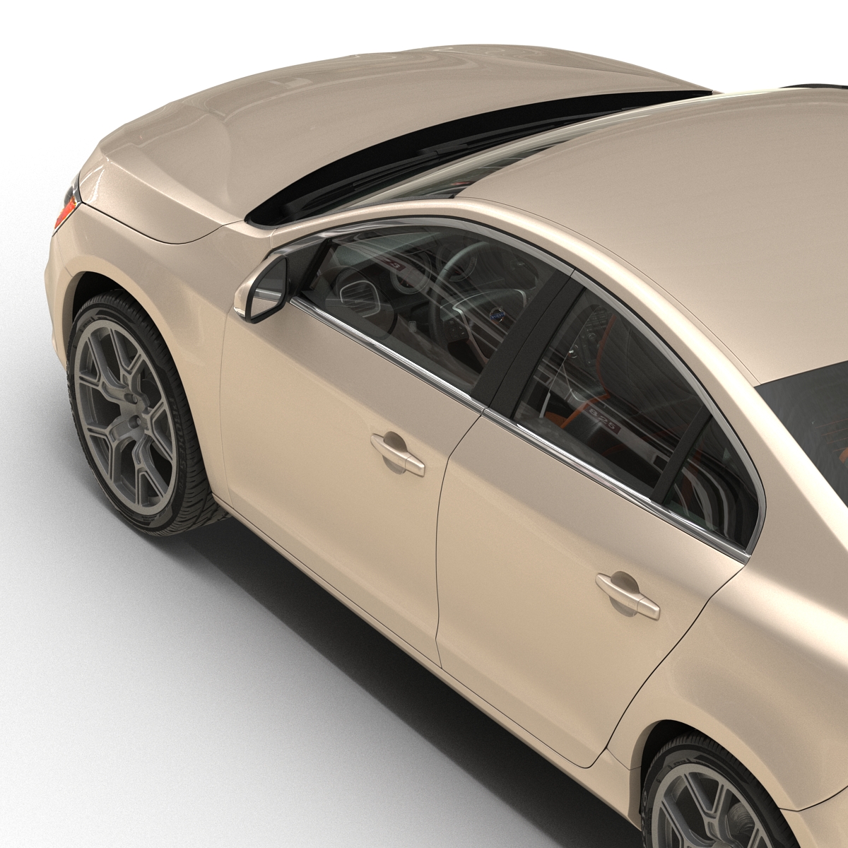 3D Volvo S60 2016 Rigged