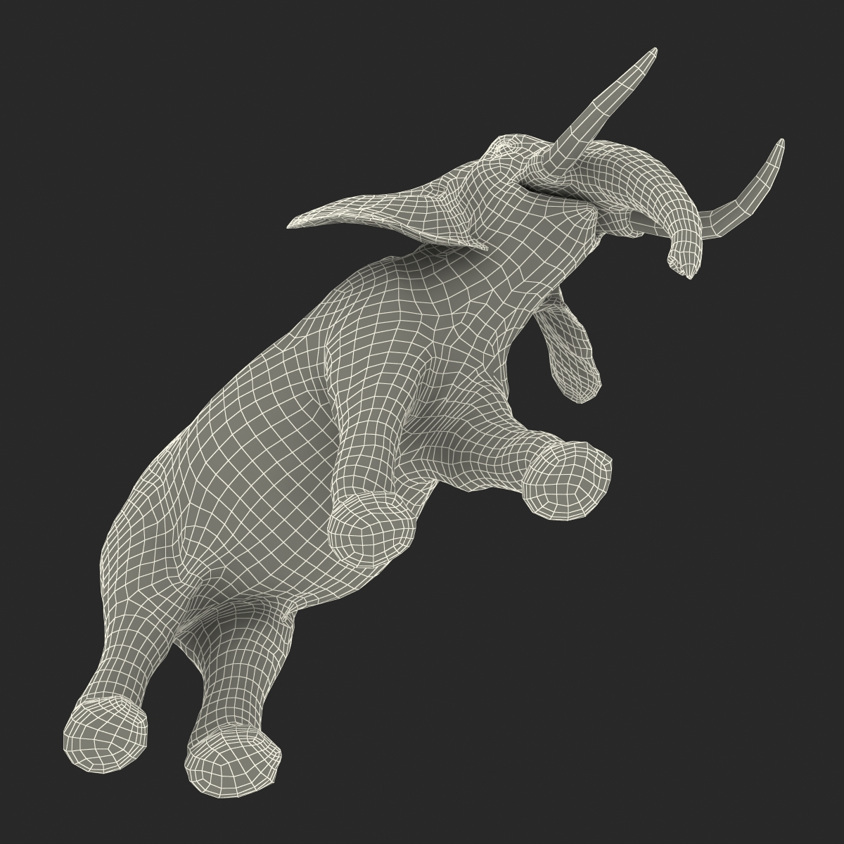 3D model Elephant Pose 2