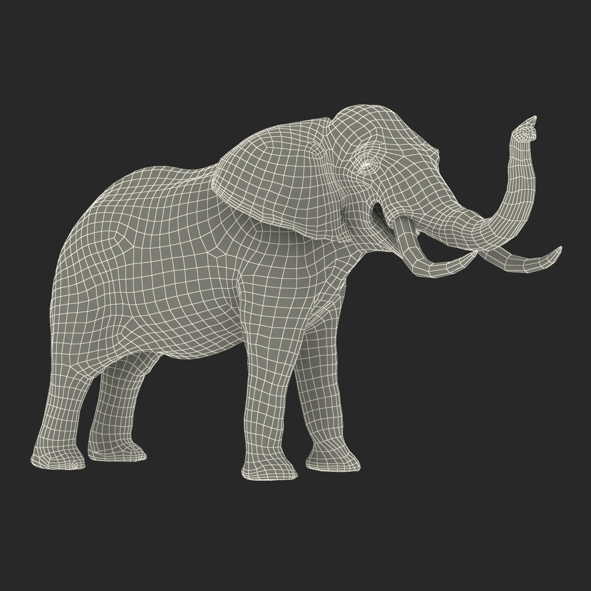 3D model Elephant Pose 3