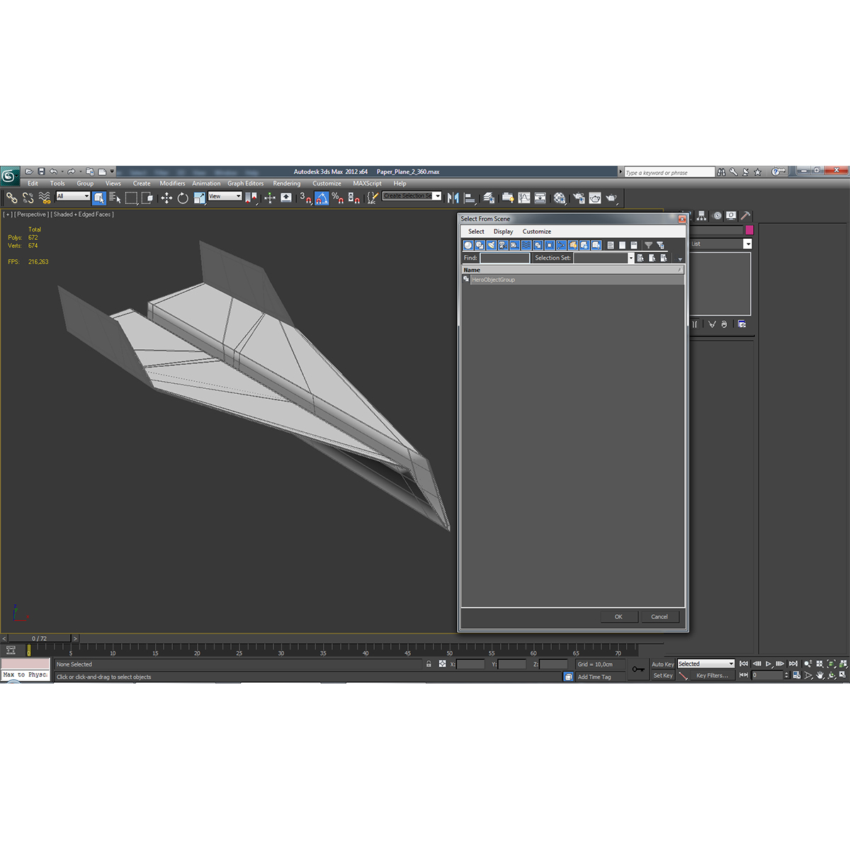 3D Paper Plane 2 model