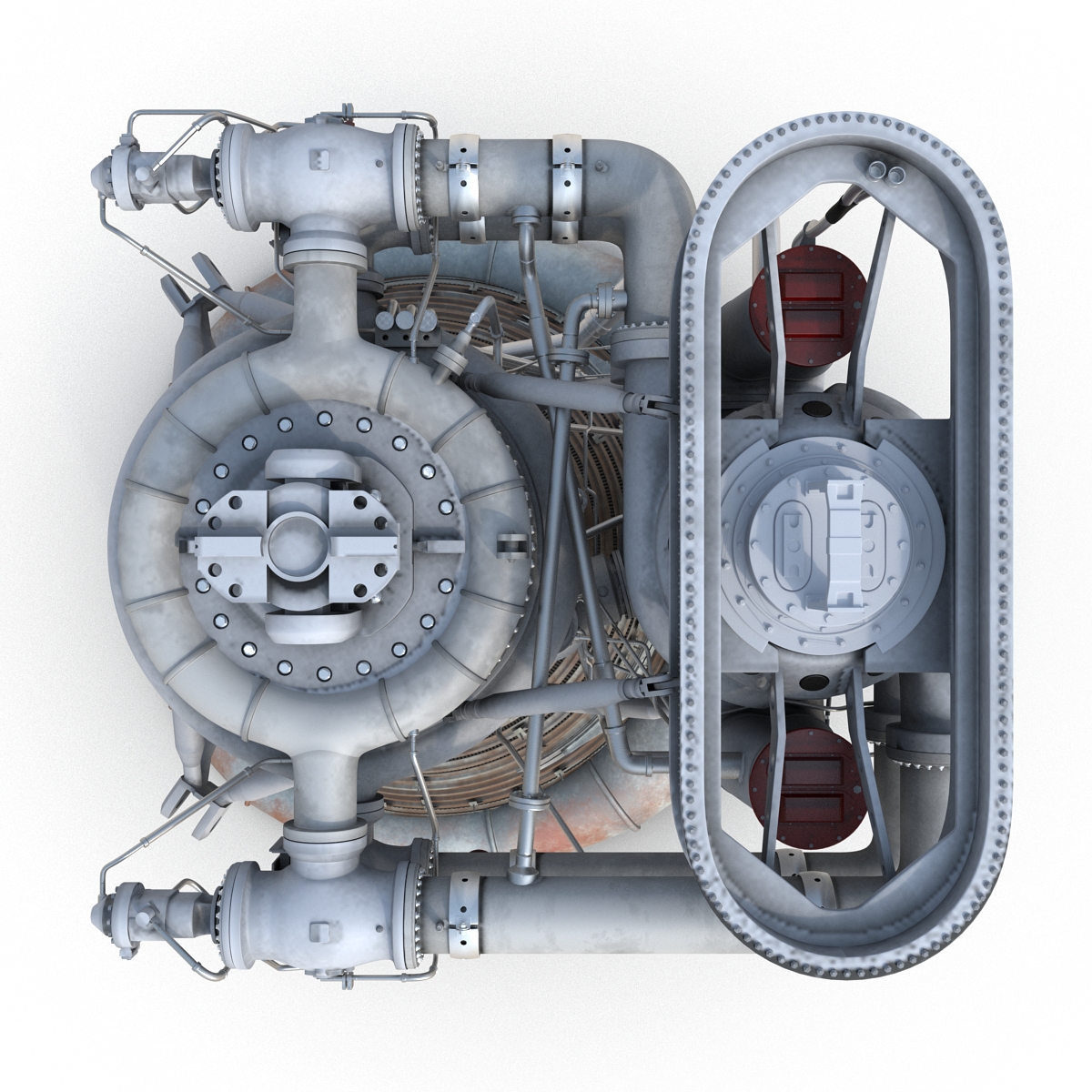 F-1 Rocket Engine 2 3D model