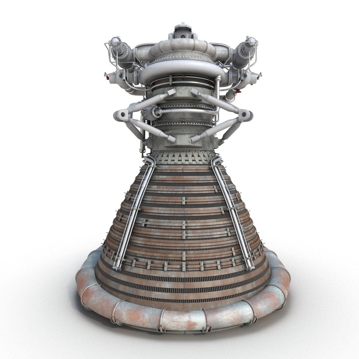 F-1 Rocket Engine 2 3D model