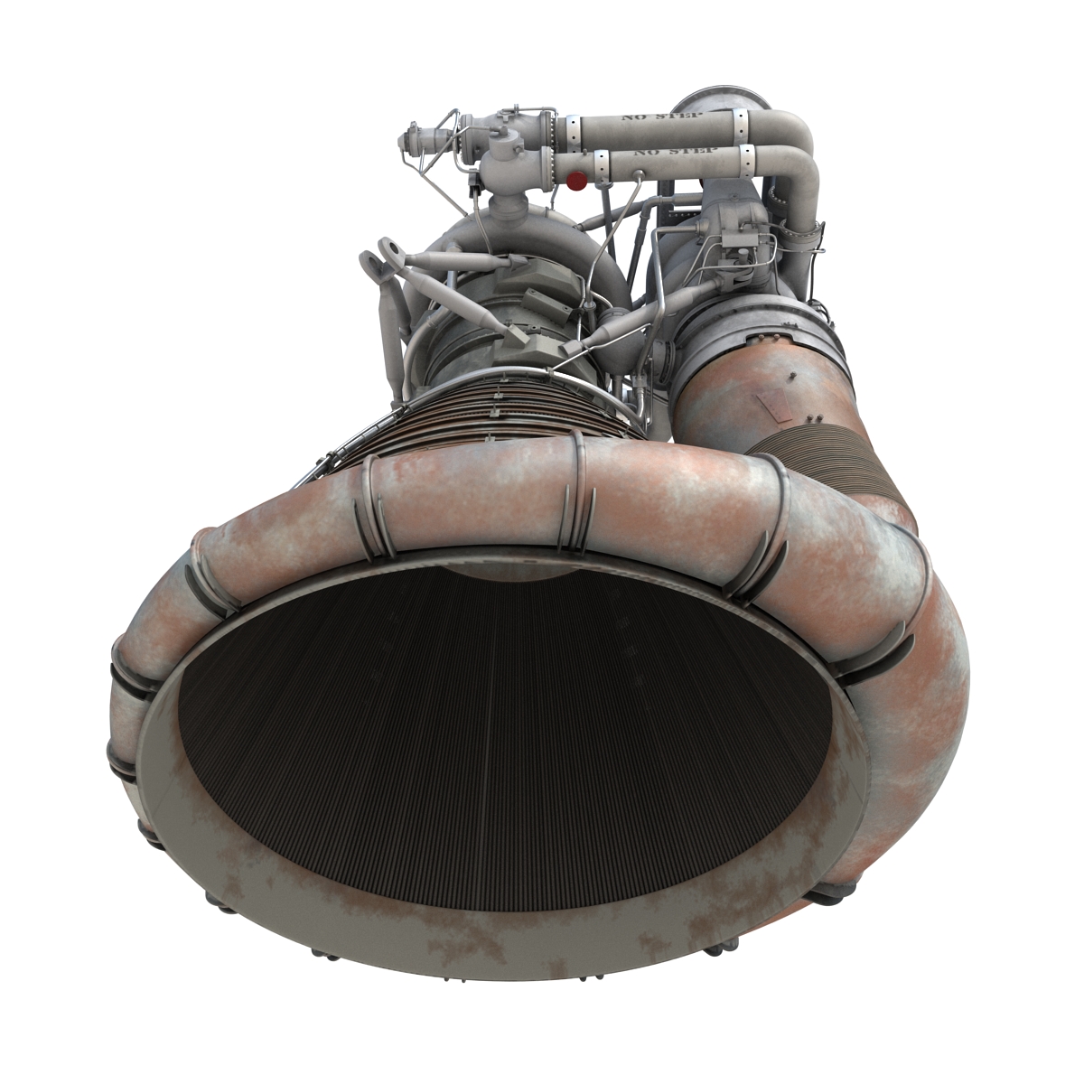 F-1 Rocket Engine 2 3D model