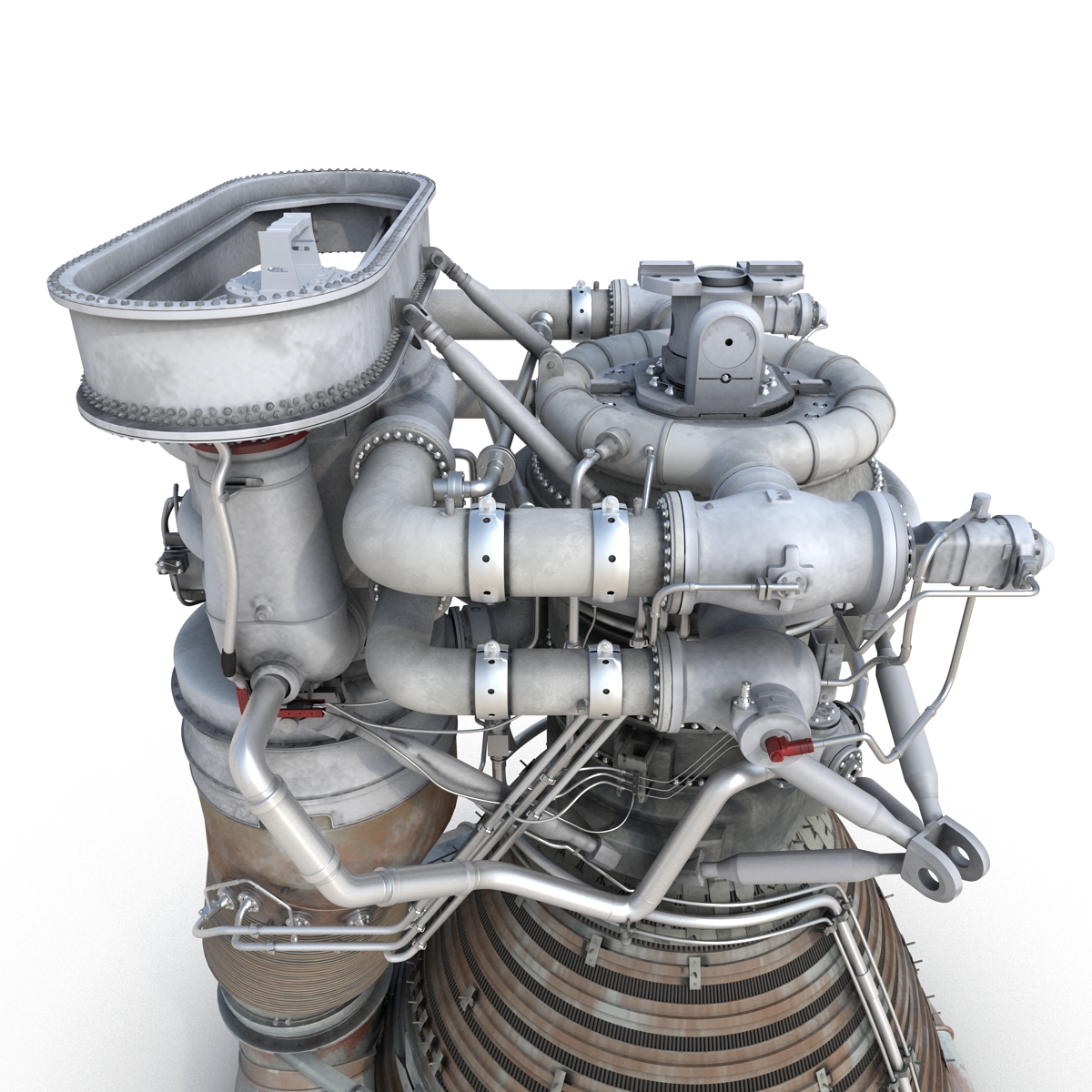 F-1 Rocket Engine 2 3D model